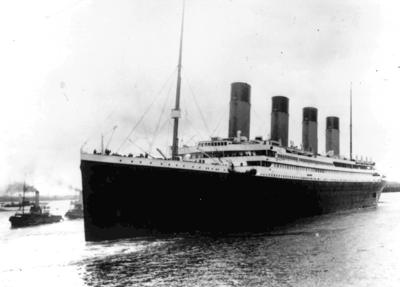Fotografía de archivo del 10 de abril de 1912 del Titanic partiendo de Southampton, Inglaterra, en su último viaje. (AP Foto/Archivo)