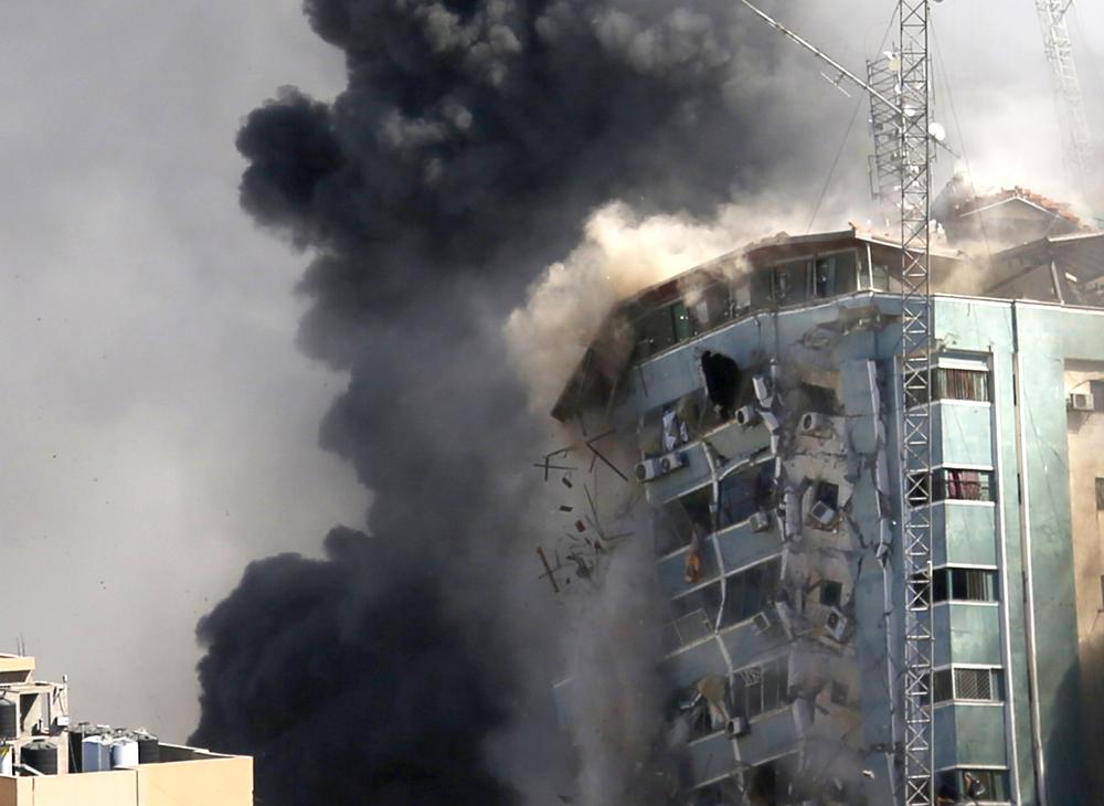 Press Advocates Condemn Israeli Missile Strike on Media Building Press Advocates Condemn Israeli Missile Strike on Media Building