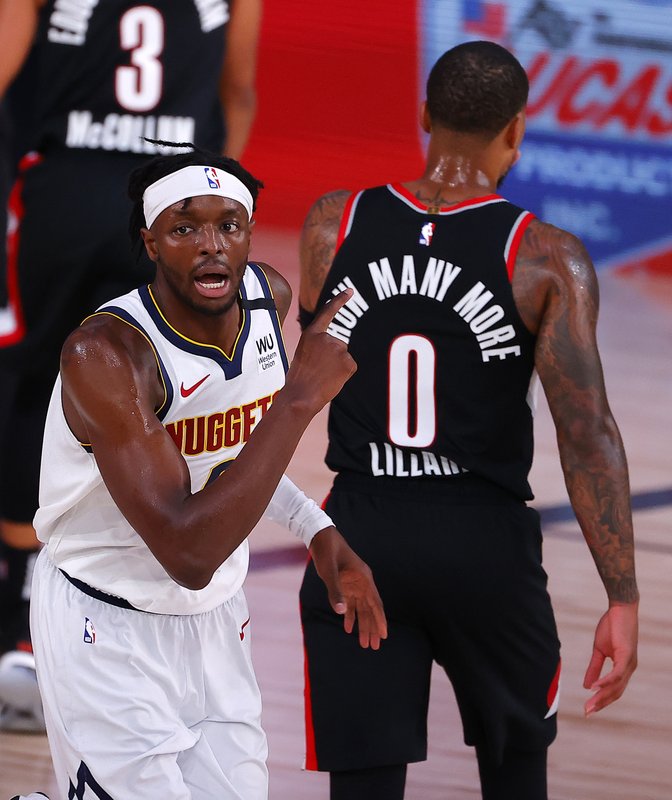 damian lillard jersey bubble