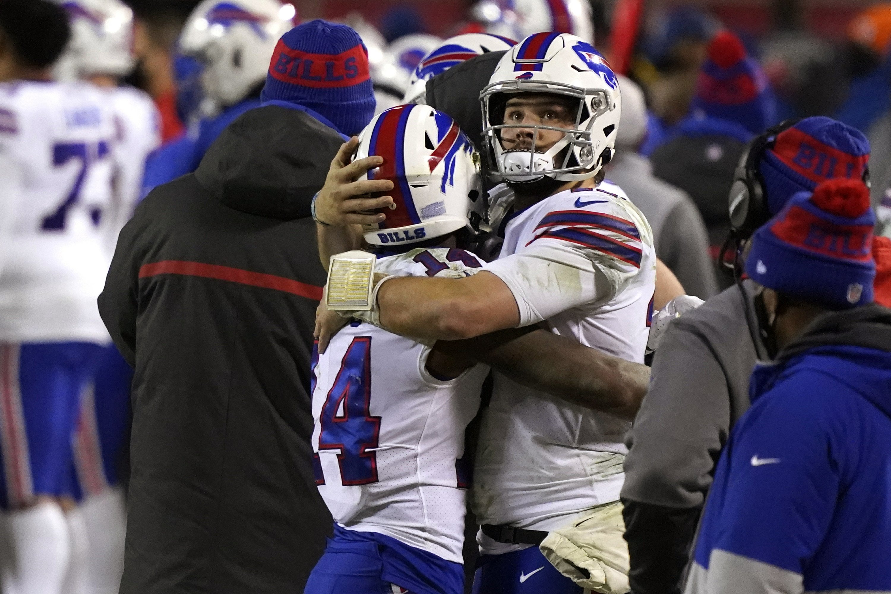 Bills have offseason needs to address with little to spend AP News