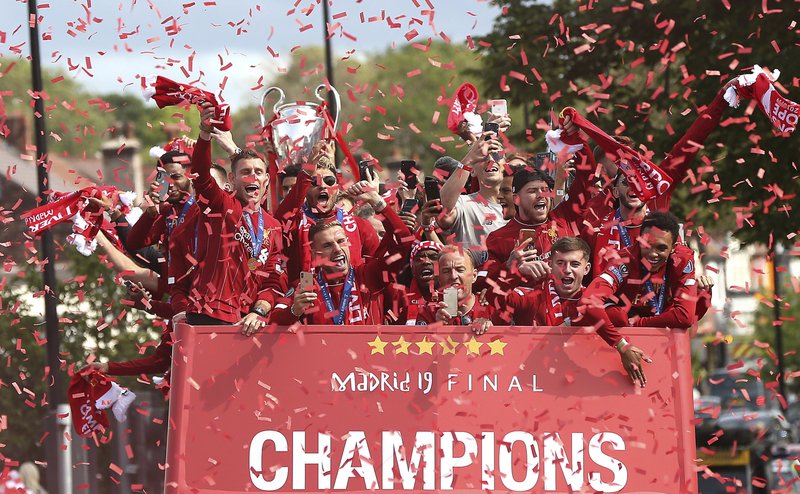 liverpool champions league parade