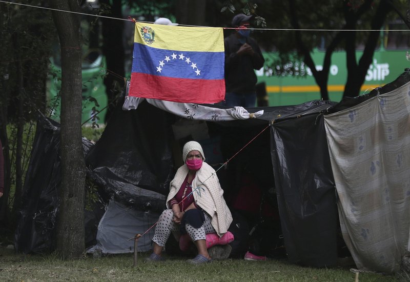 Stranded Venezuelans Build Camp In Colombia Amid Pandemic