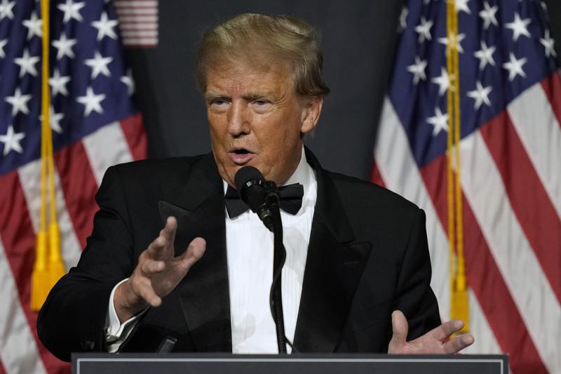 El expresidente Donald Trump en Mar-a-Lago, Palm Beach, Florida, el 18 de noviembre del 2022. (Foto AP/Rebecca Blackwell)