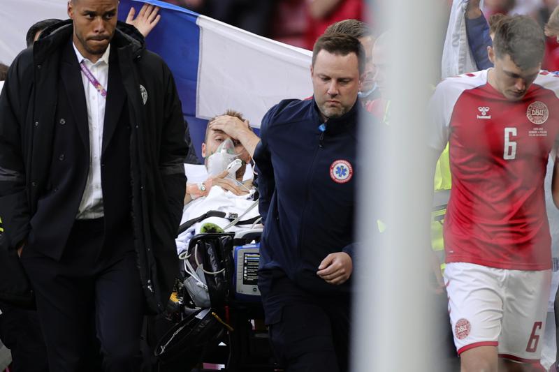 In scary scene at Euro 2020, Eriksen collapses on the field