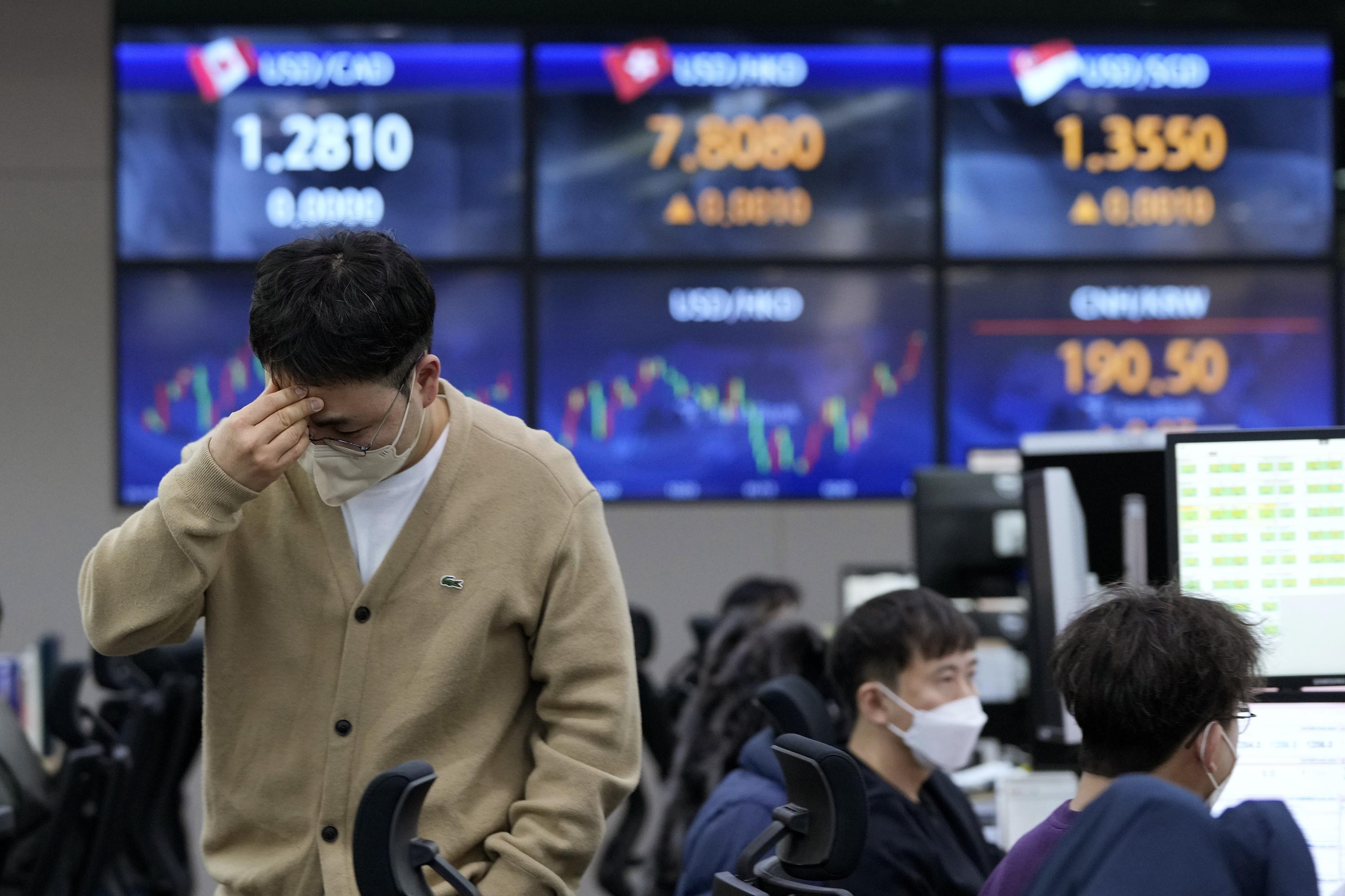 米国、ウクライナの制裁に反騰にアジア株式市場の上昇
