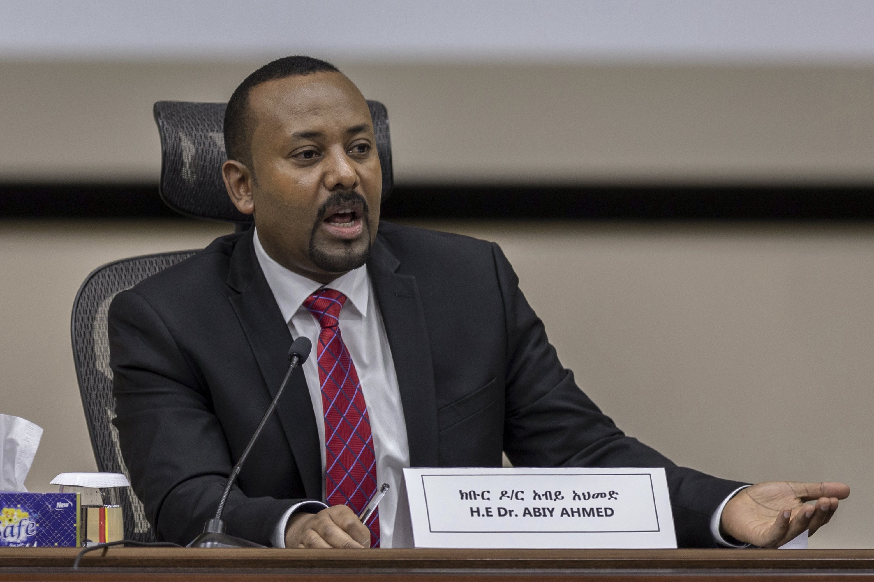 The Ethiopian leader says the atrocities were reported in the Tigray war