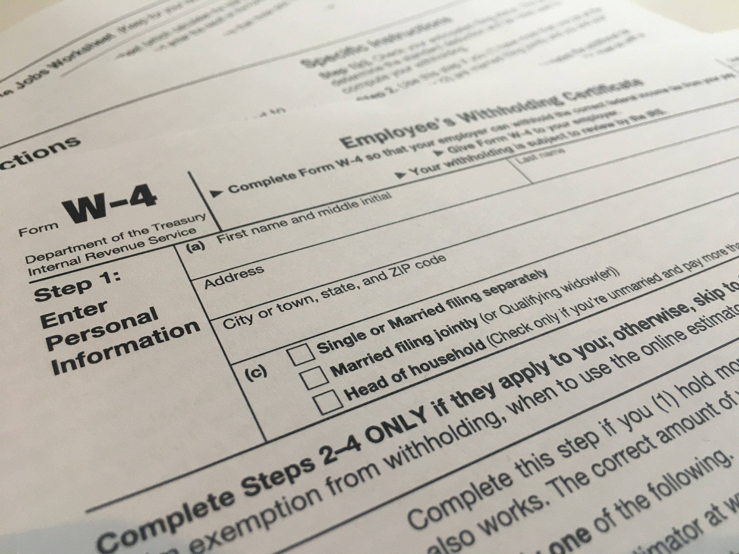 What For W 4 Why You Should Care About The New Tax Form