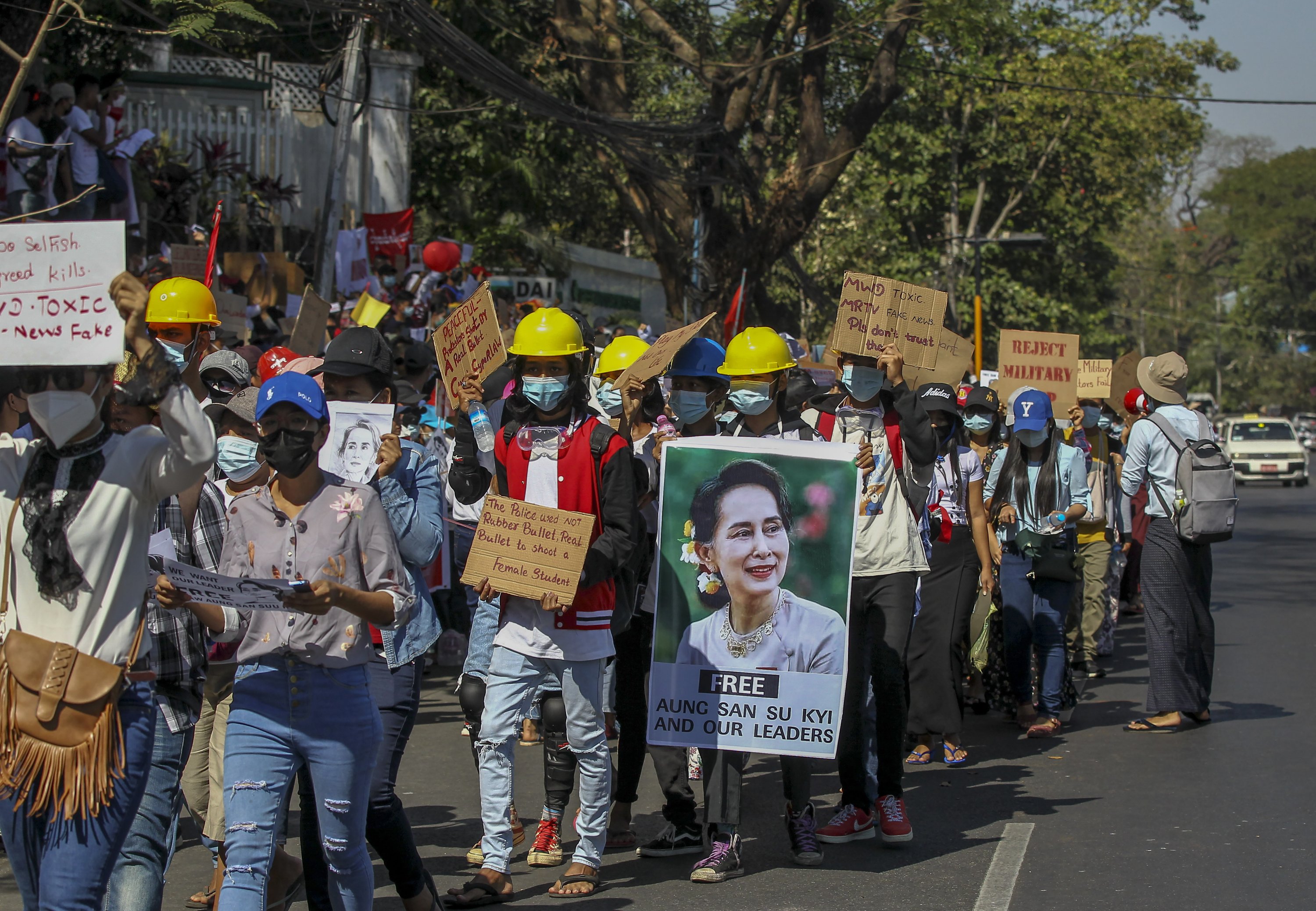 Ethnic Minorities Protest Myanmar Coup As Opposition Grows Ap News