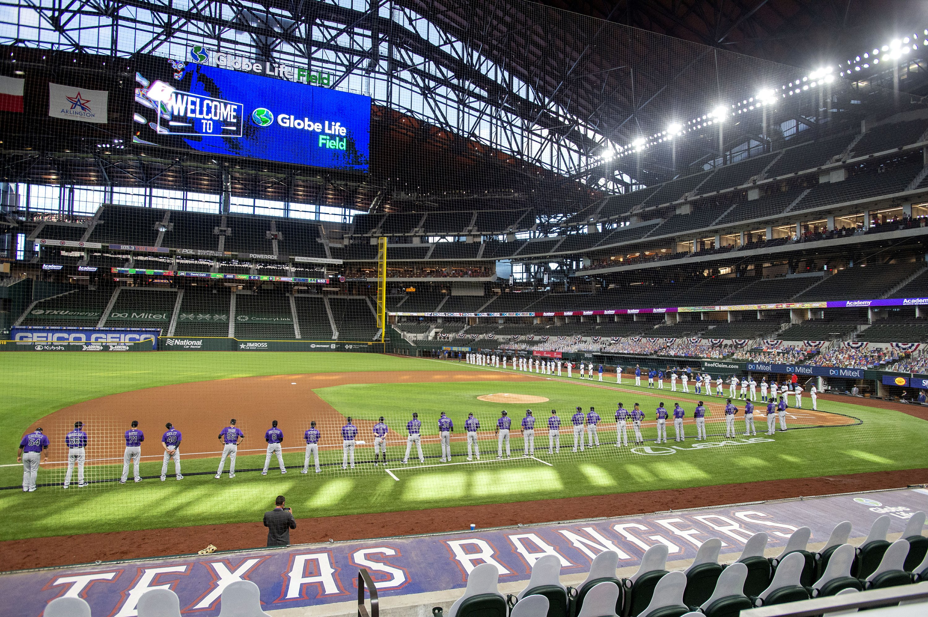 Mlb S Rangers In Line To Be First Team Back To Full Capacity