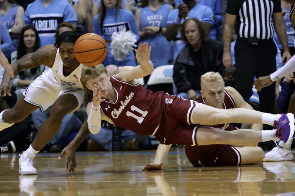 Armando Bacot, Caleb Love help No. 1 UNC top College of Charleston, 102-86