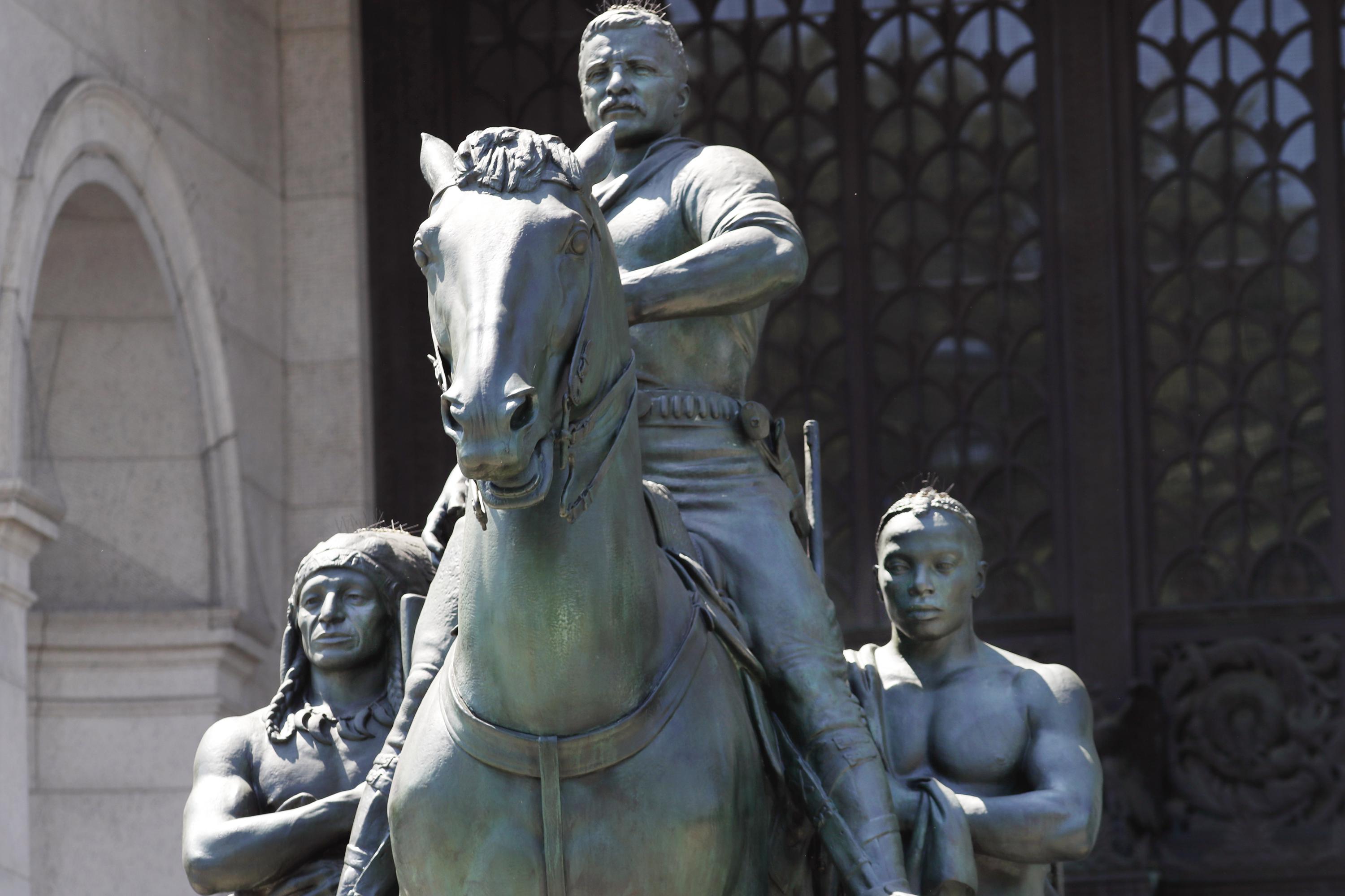 Theodore Roosevelt statue at New York museum to be relocated | AP News