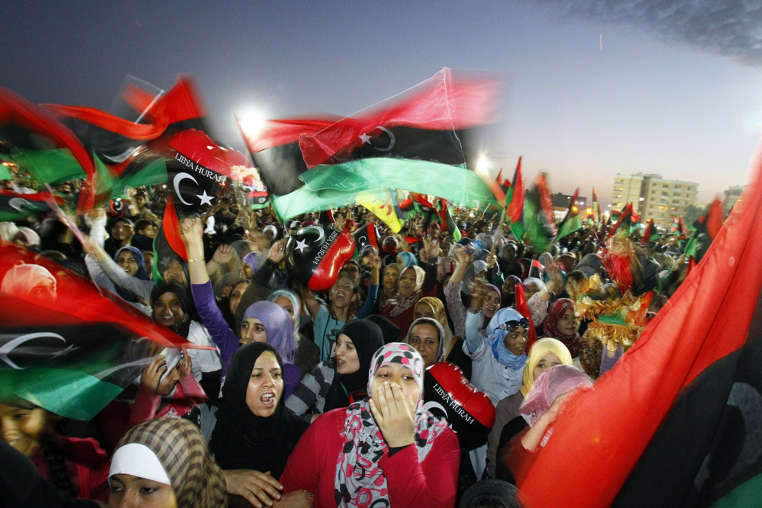 Libyans mark the 2011 uprising with their eyes on the interim government