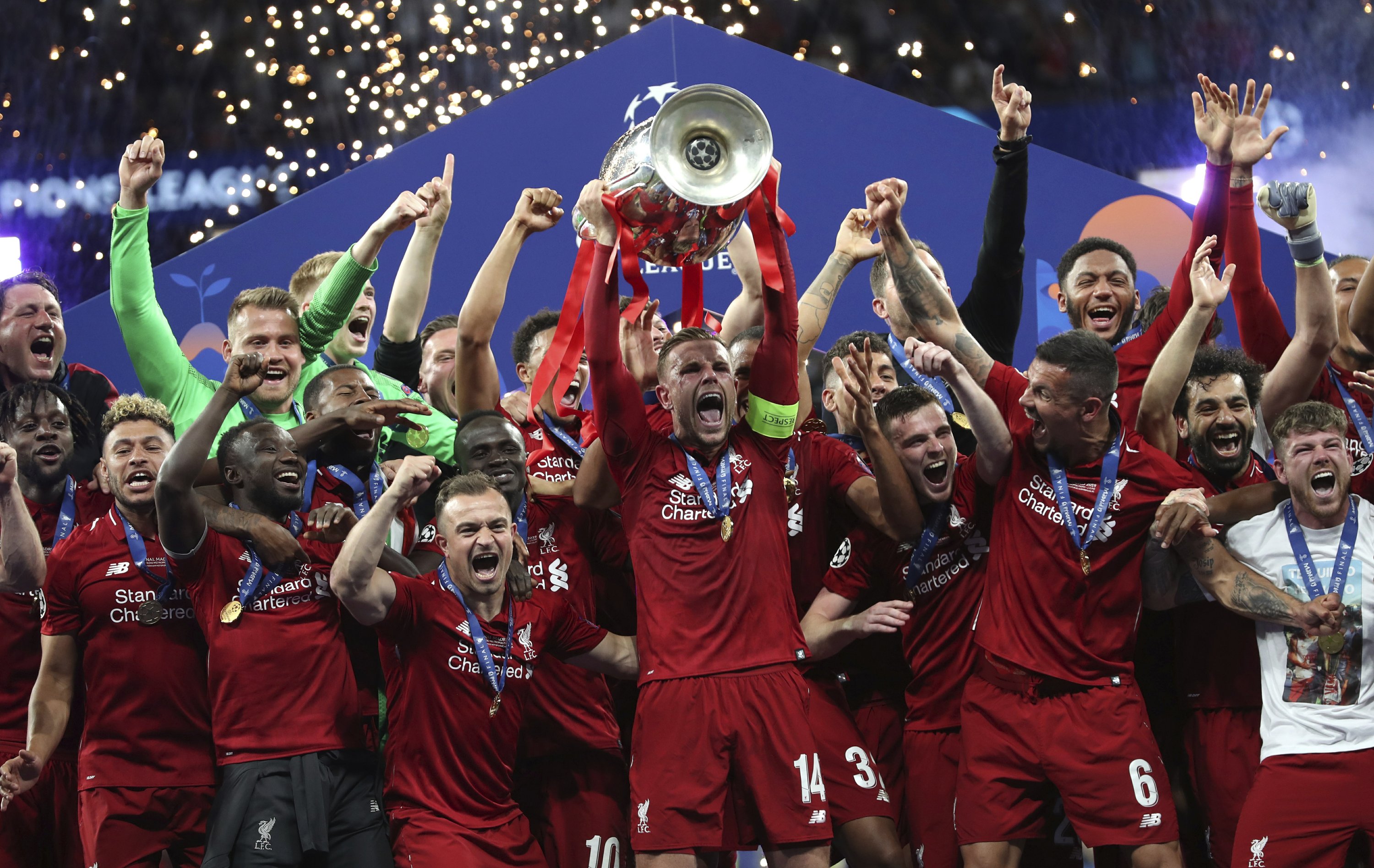 Salah joy, Liverpool beats Tottenham to win 6th European Cup