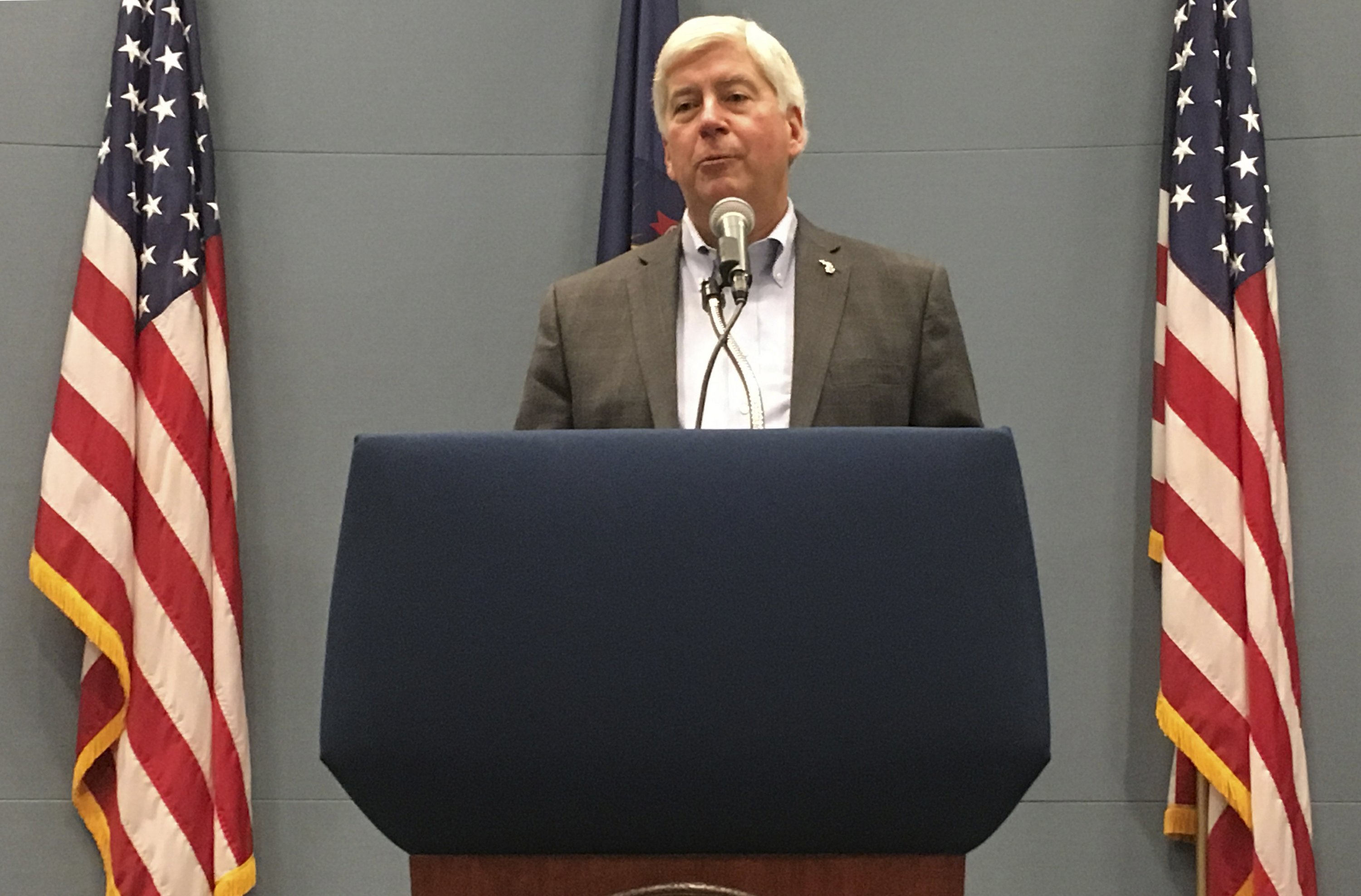 Former governor, Michigan, Snyder, charged in Flint water crisis