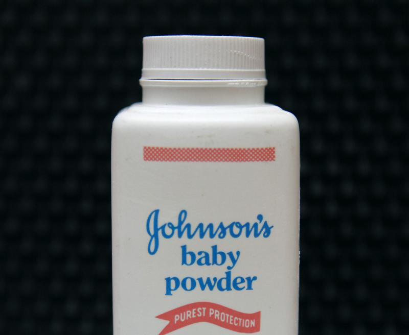 FILE - In this April 15, 2011, file photo, a bottle of Johnson's baby powder is displayed. Johnson & Johnson is asking for Supreme Court review of a $2 billion verdict in favor of women who claim they developed ovarian cancer from using the company's talc products. (AP Photo/Jeff Chiu, File)