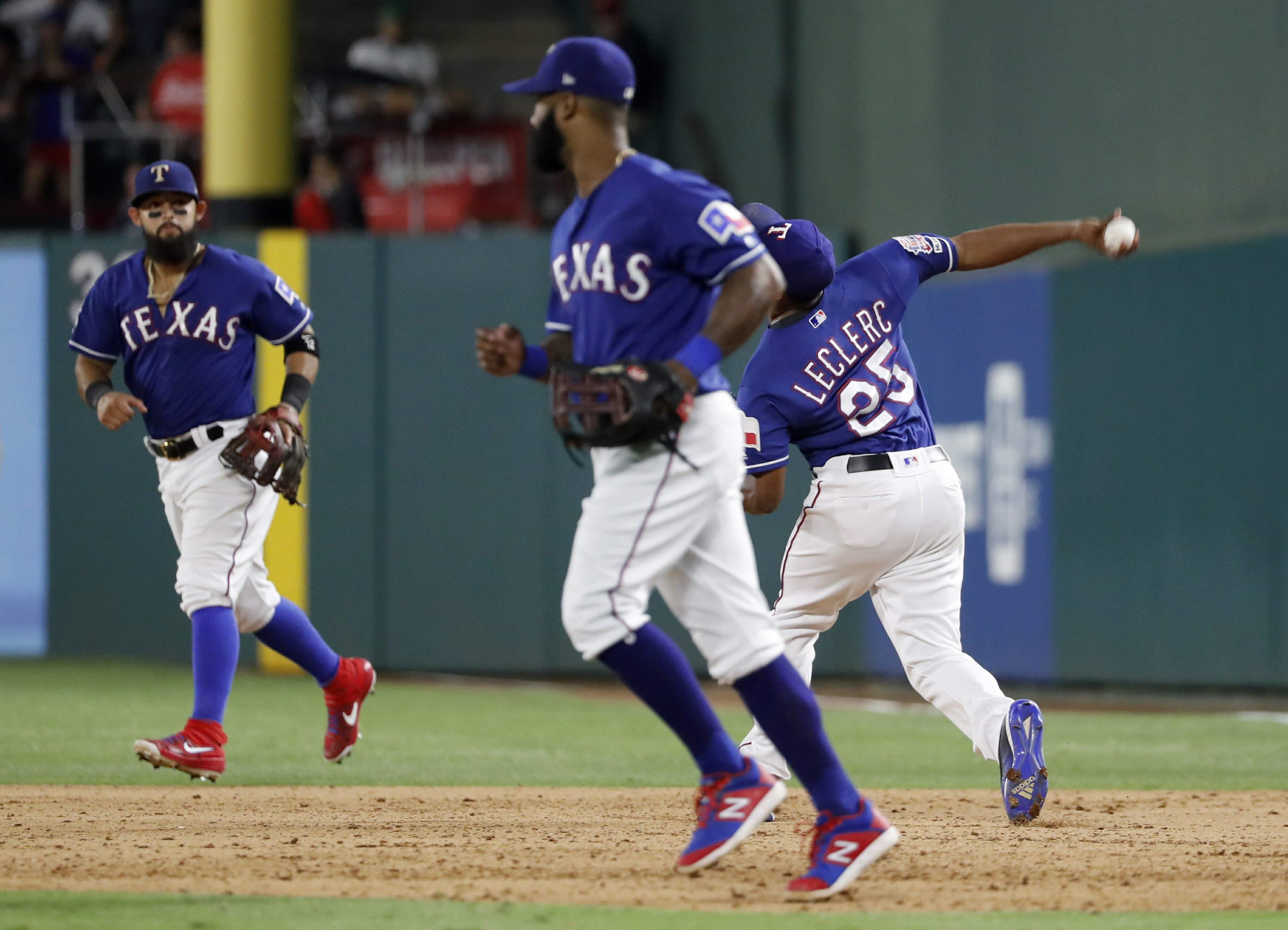 Rangers reliever Leclerc throws ball onto roof, tops Tigers AP News