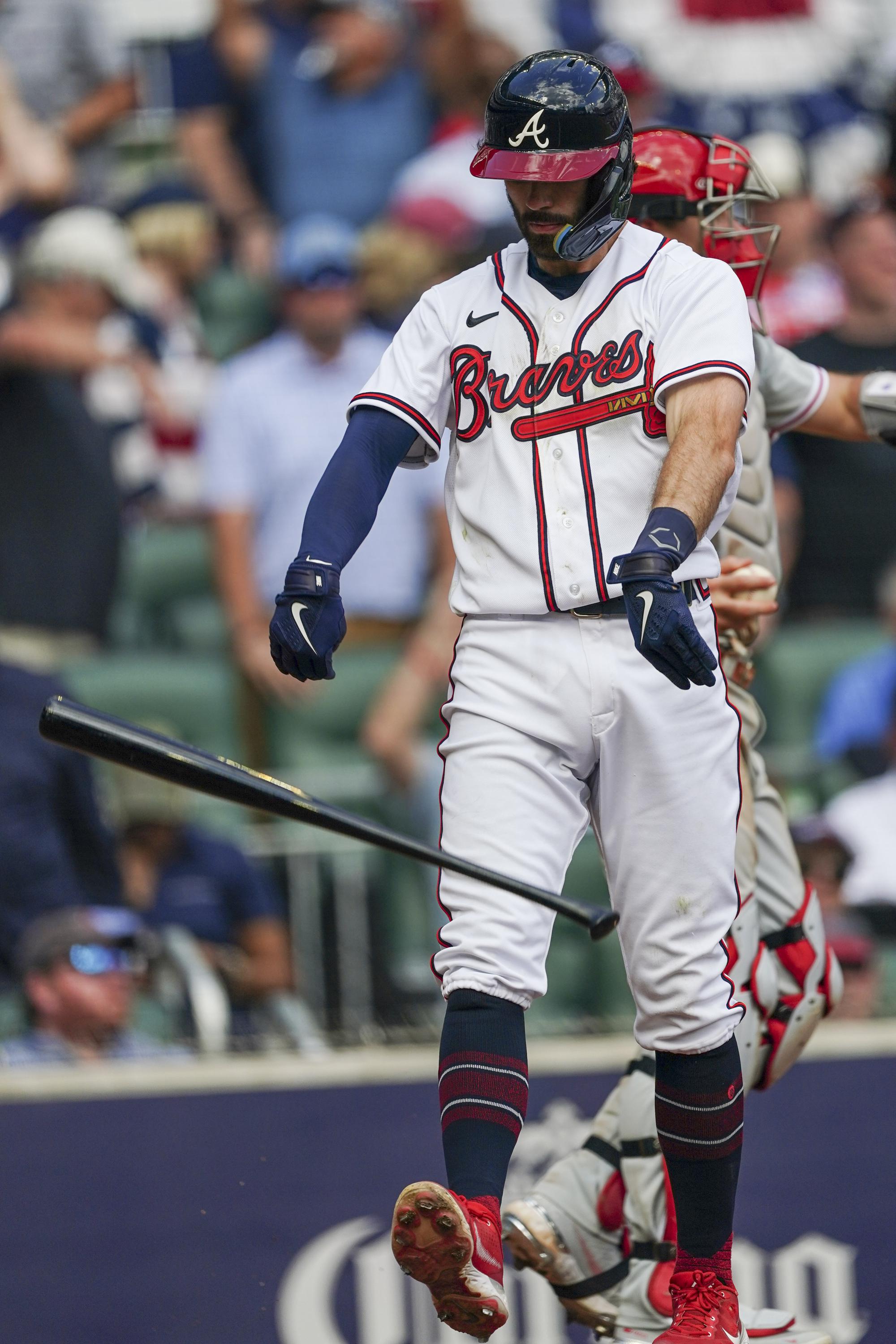 Defending champion Braves not themselves in Game 1 NLDS loss AP News