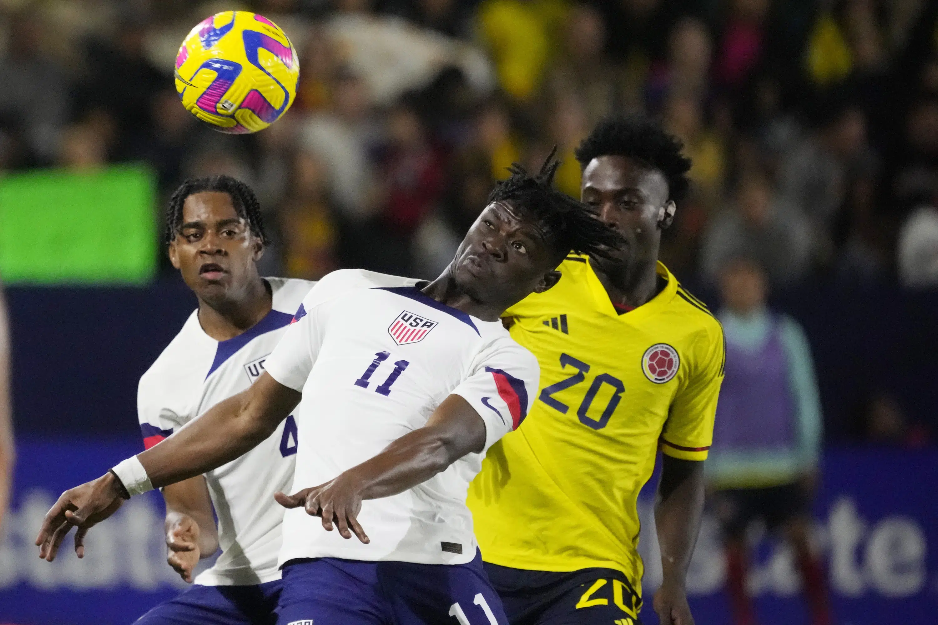 The USA and Colombia drew 0-0 in a friendly match