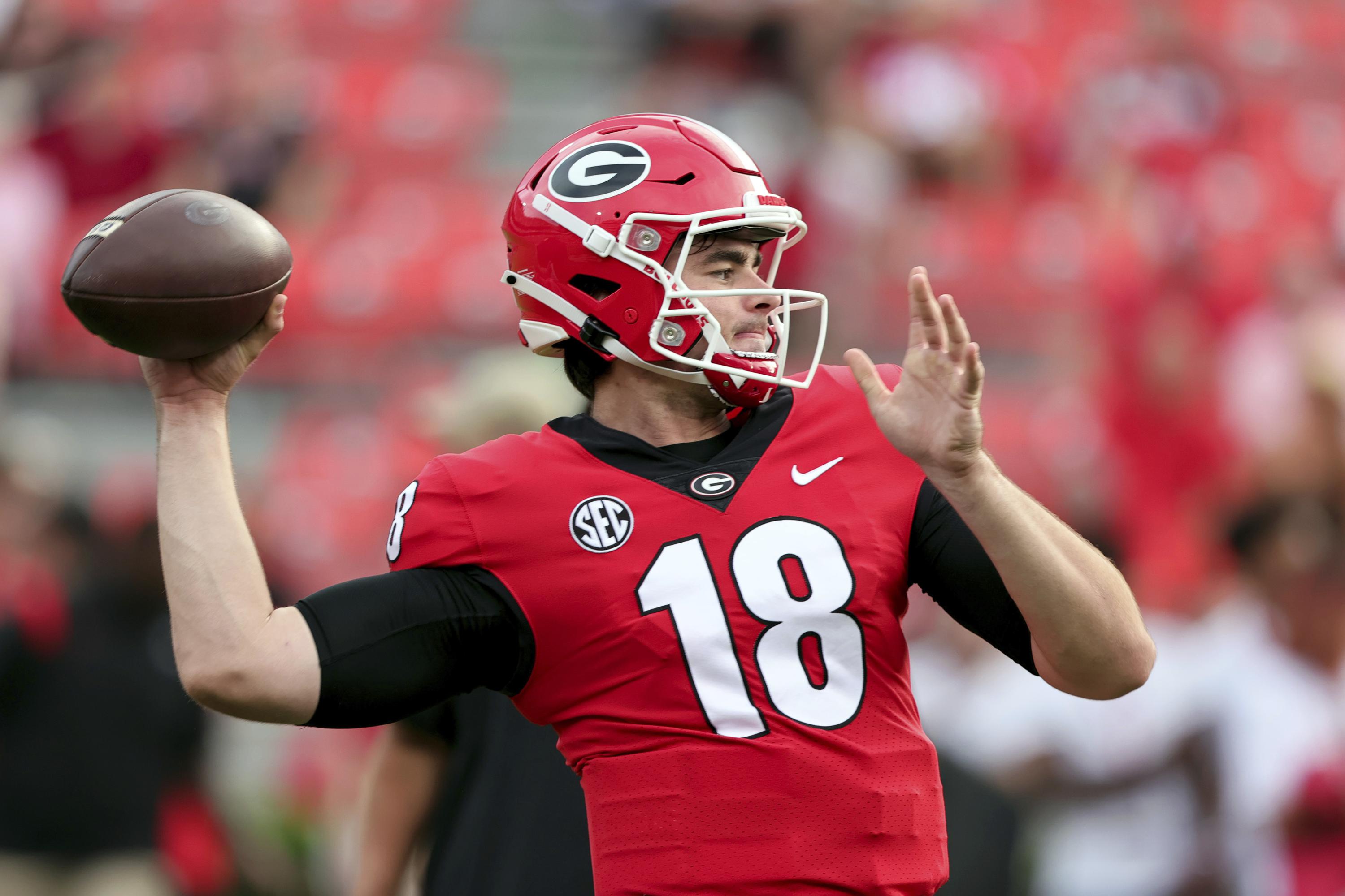 daniels-returns-at-qb-for-no-2-georgia-vs-south-carolina-ap-news