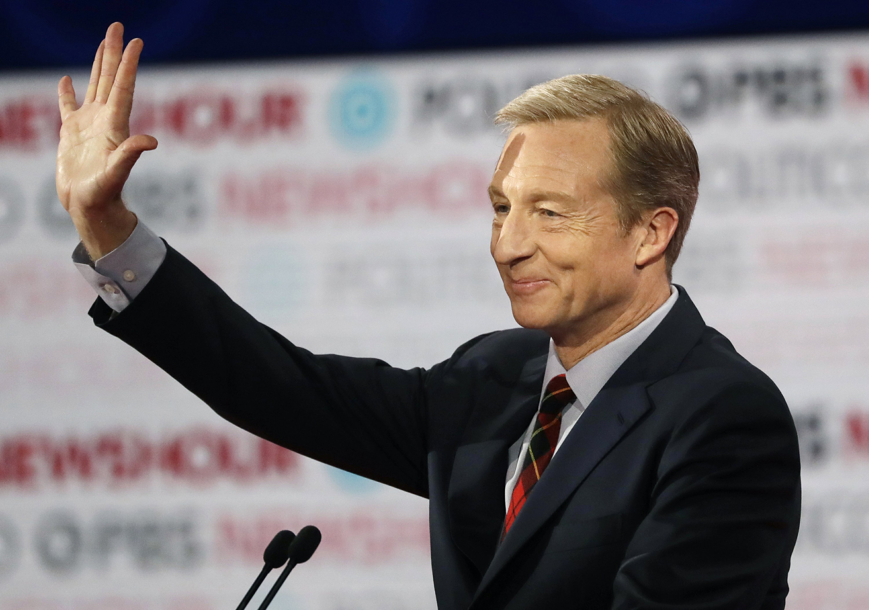 Steyer wants climate change refugees to enter US legally - The Associated Press