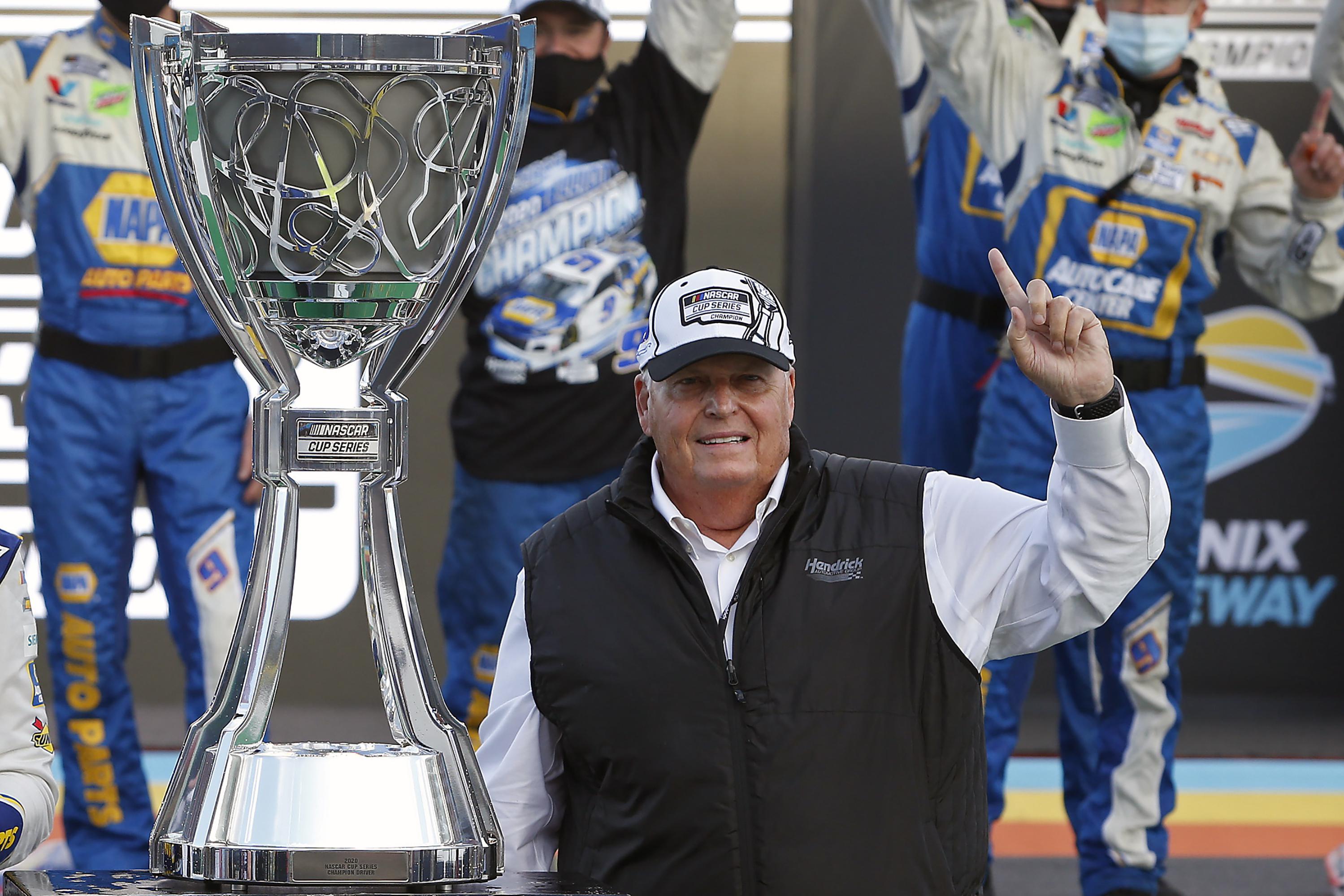 Rick Hendrick to collect Cup for 14th NASCAR championship AP News