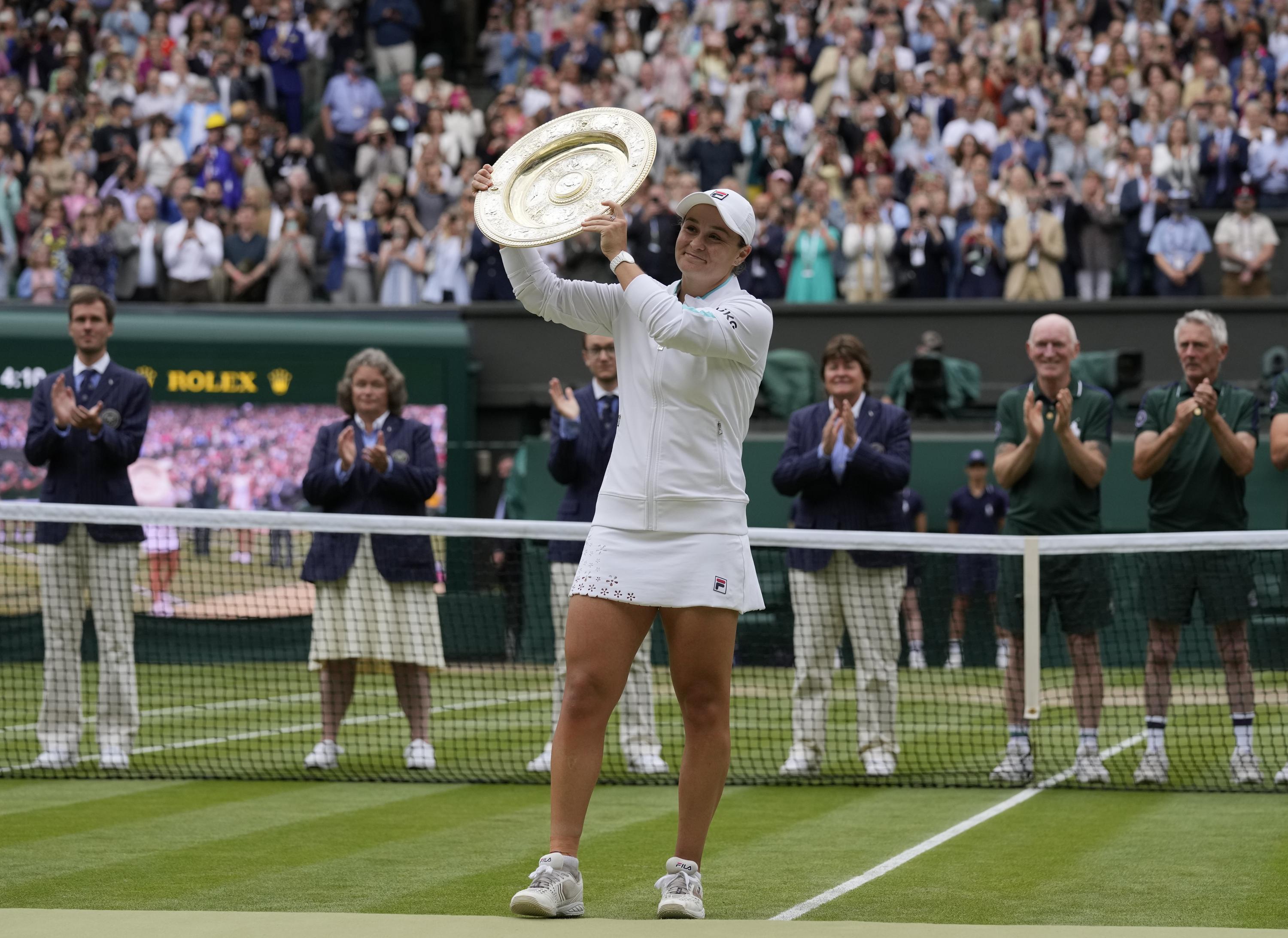 the Barty! wins Wimbledon for major | News