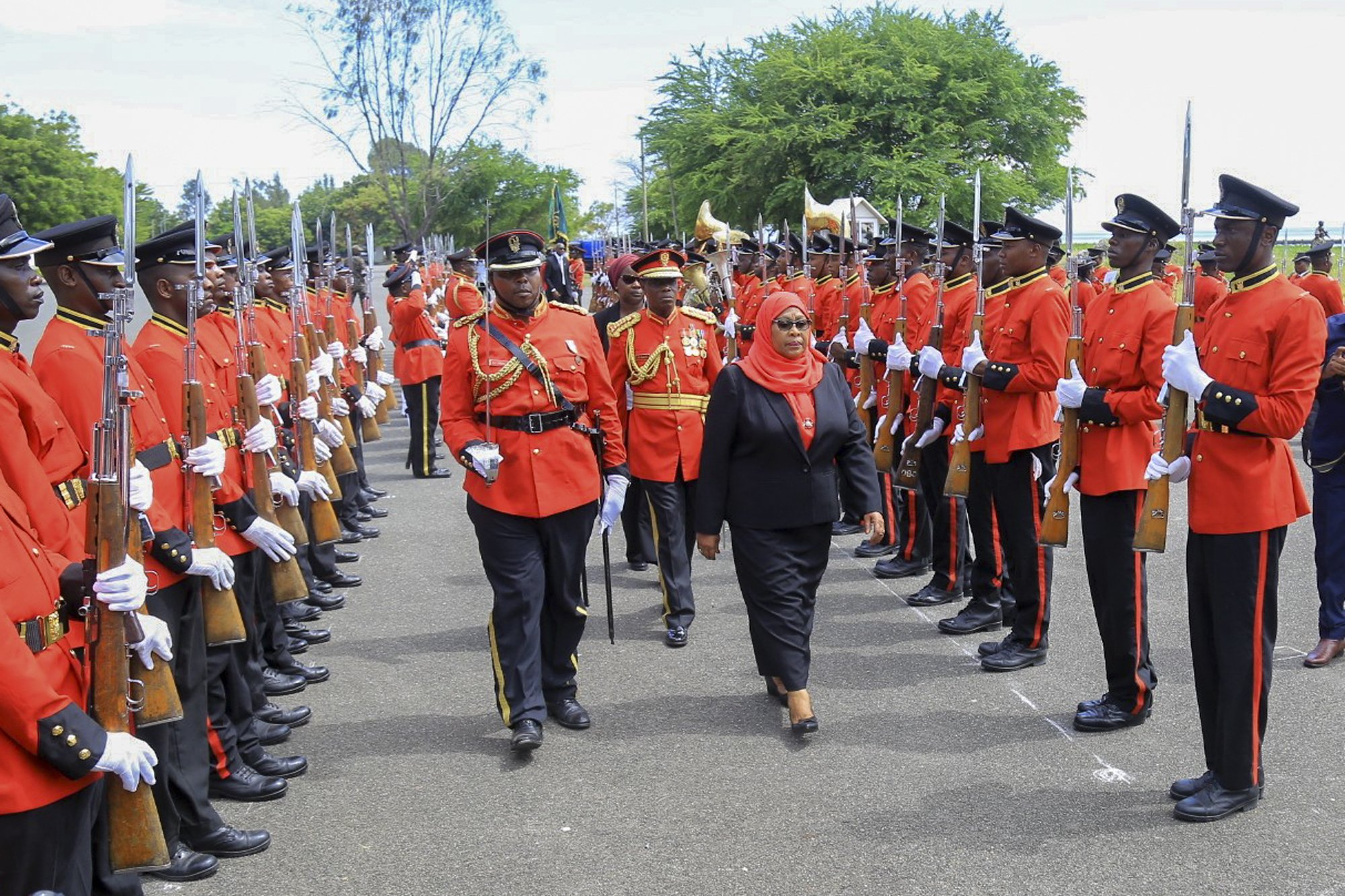 Samia Suluhu Hassan becomes the first woman president of Tanzania