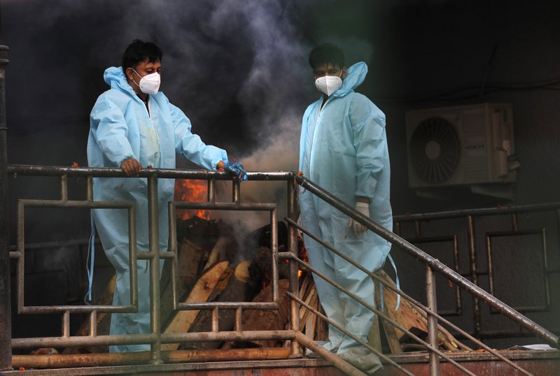 Indian capital’s crematoriums overwhelmed with virus dead