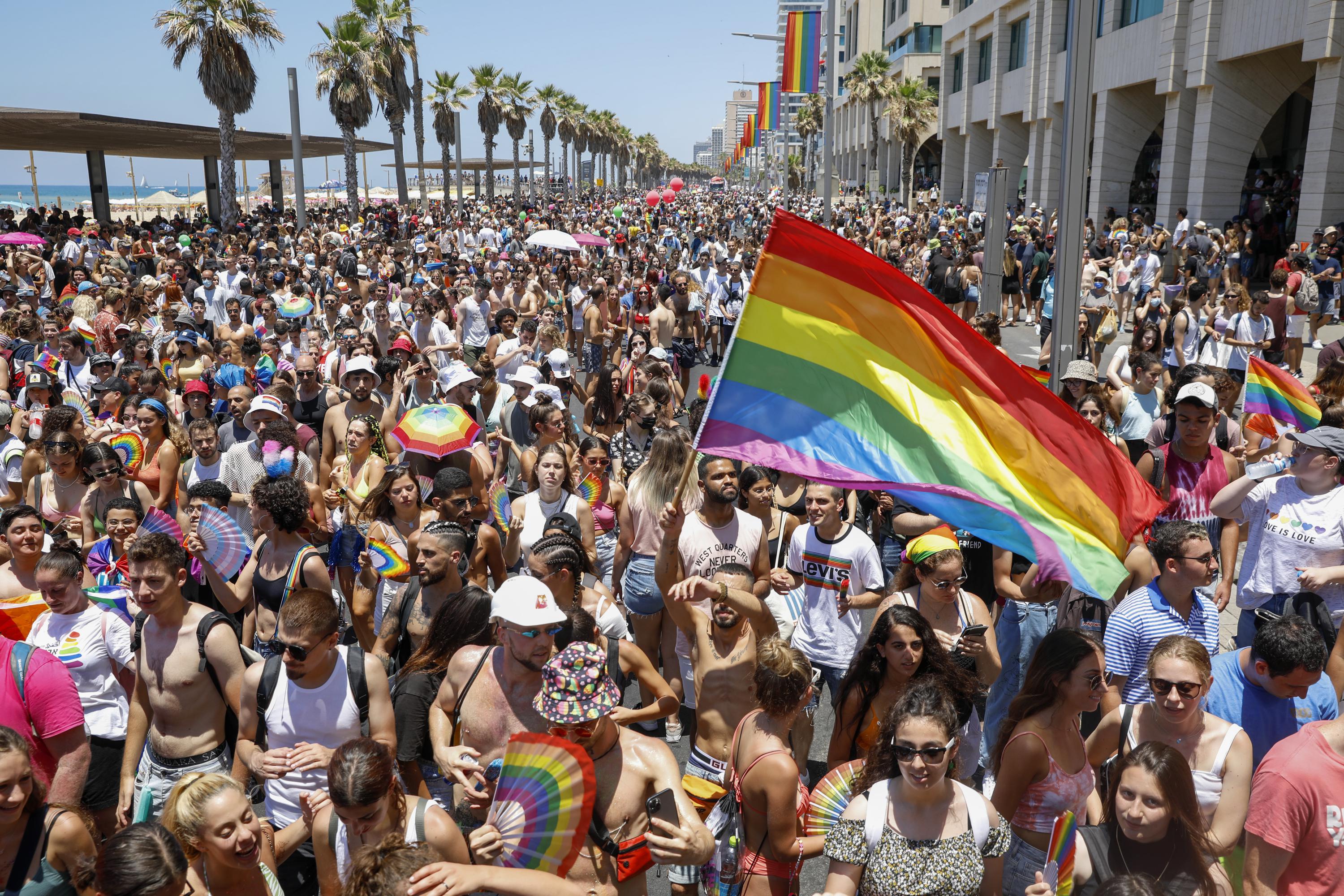 Tens of thousands attend Pride parade in Israel's Tel Aviv AP News