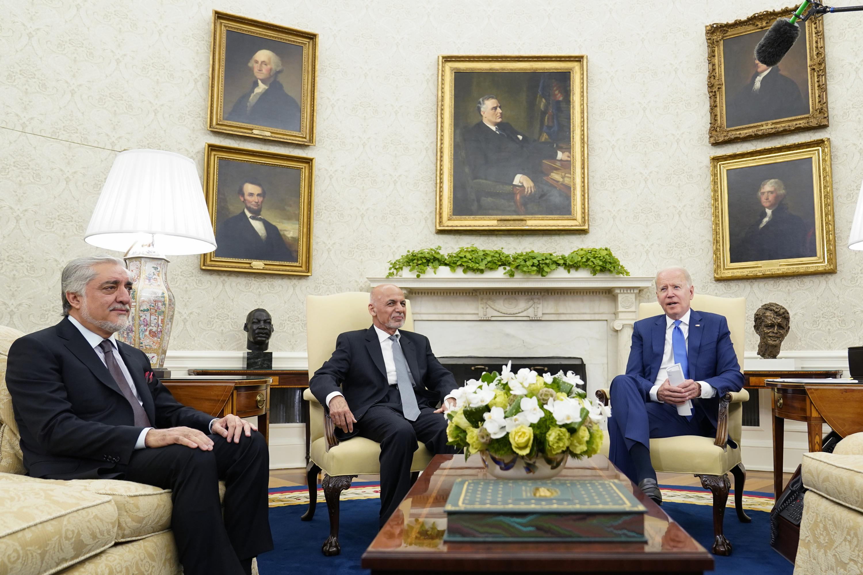 Biden Vows Sustained Help As Afghanistan Drawdown Nears