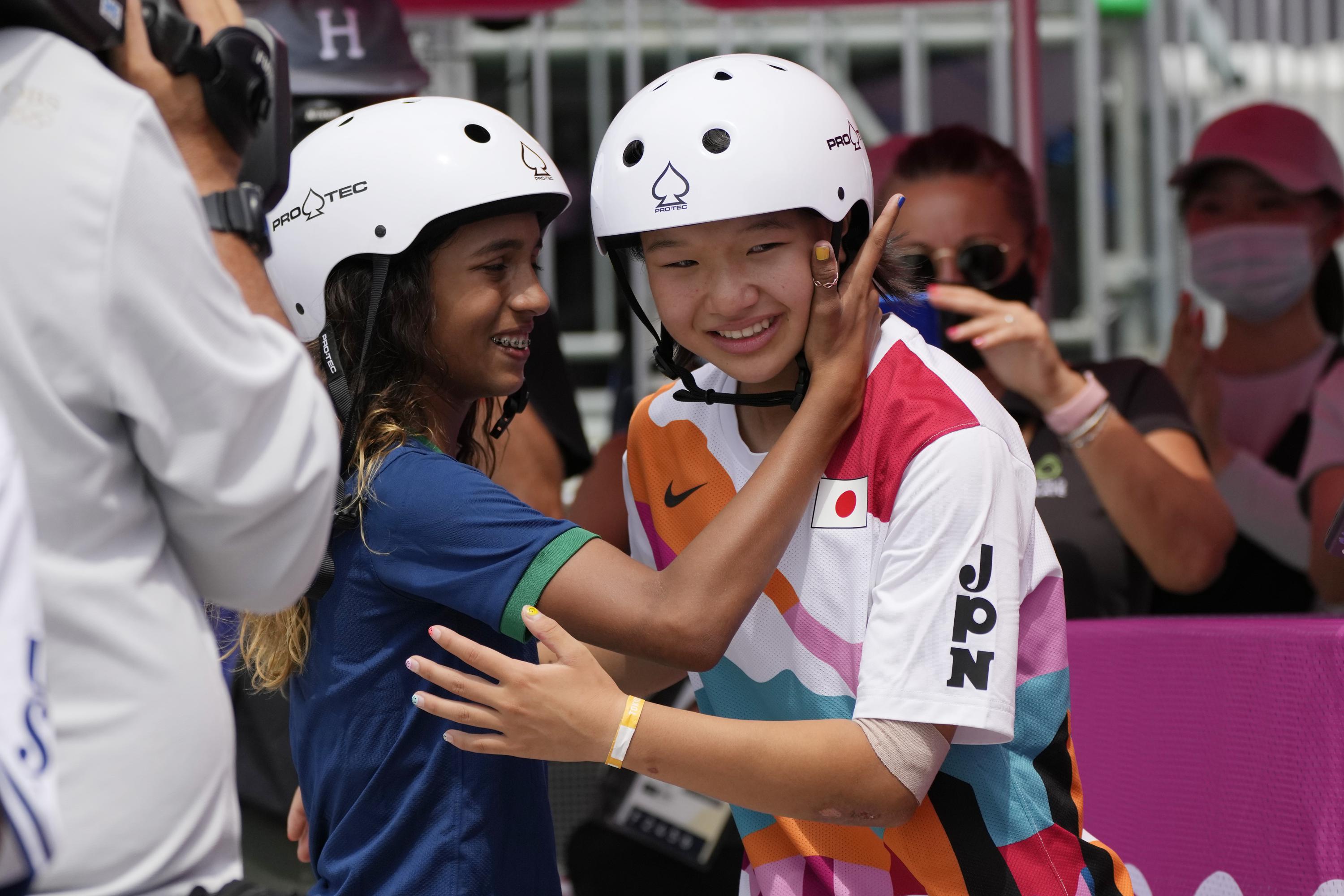 At Tokyo Olympics, teens trail for women | AP News