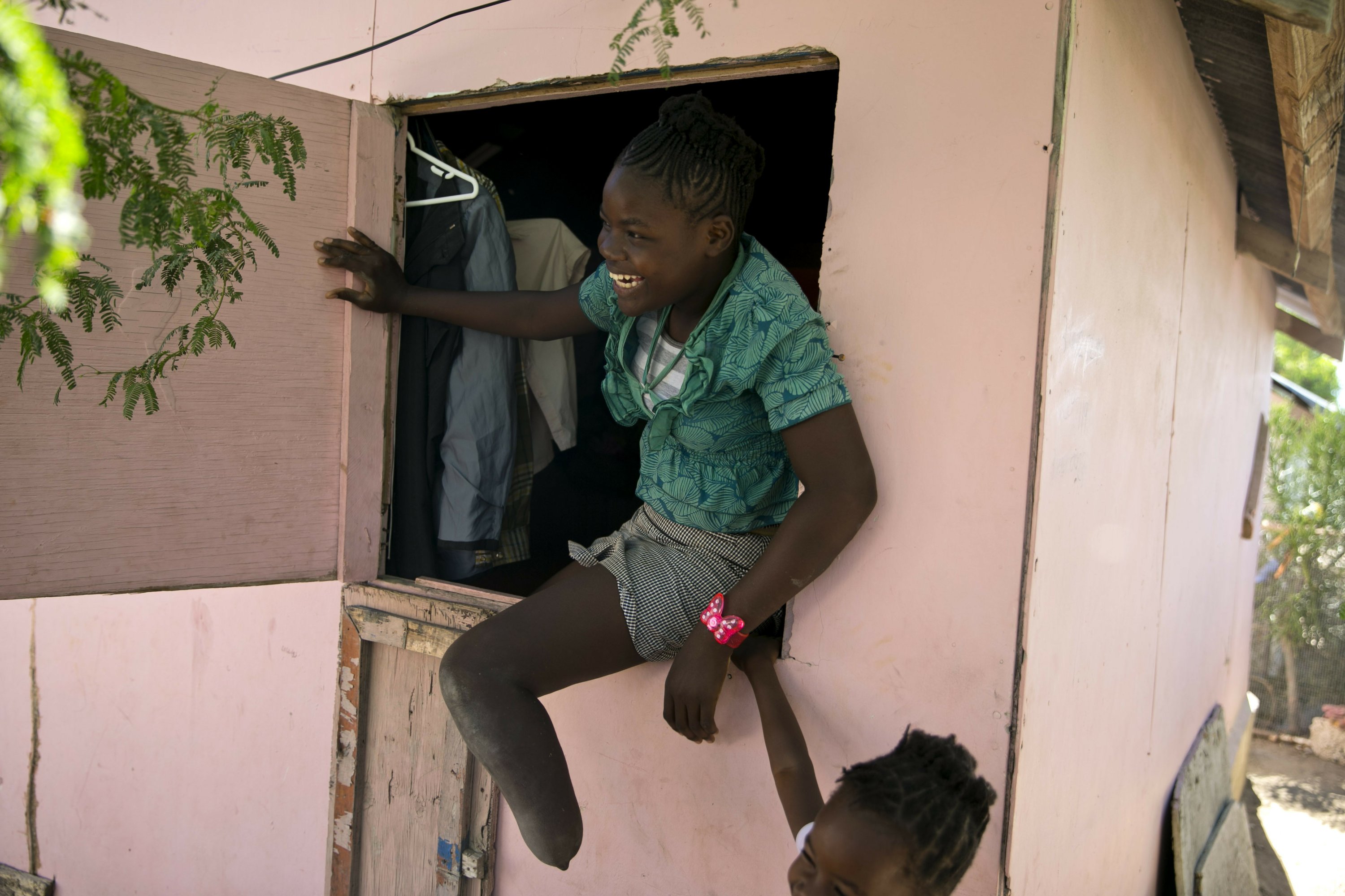 A decade after Haitian earthquake, a young victim struggles - Associated Press