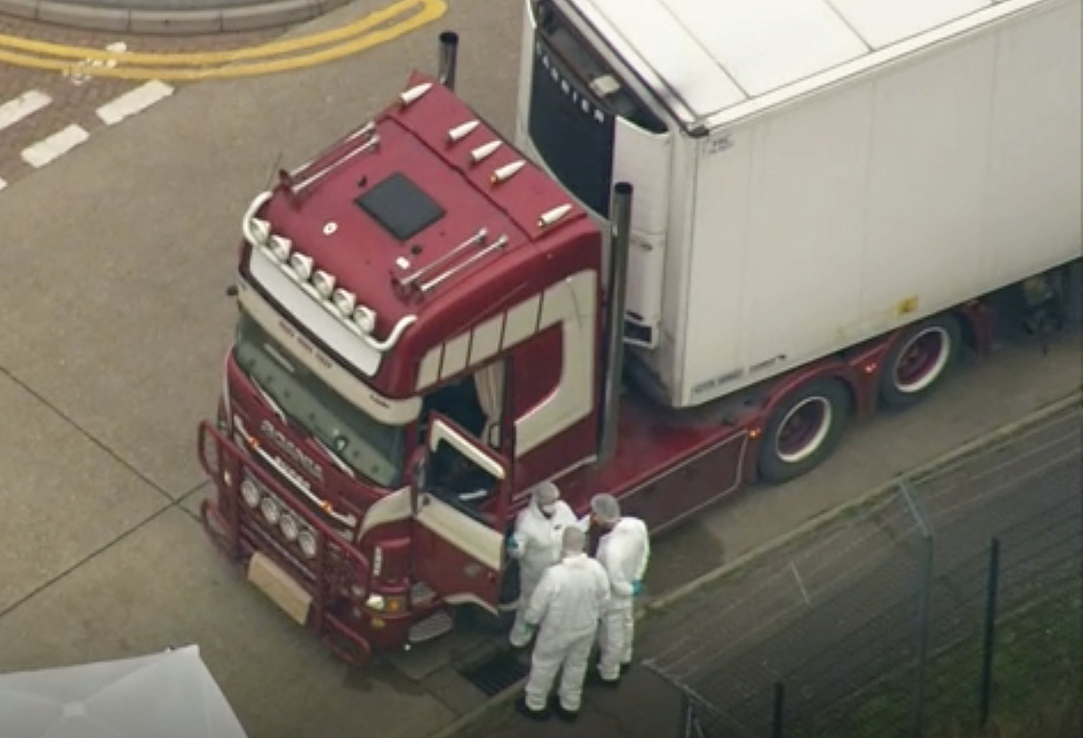 Murder probe in Britain after 39 dead found in back of truck