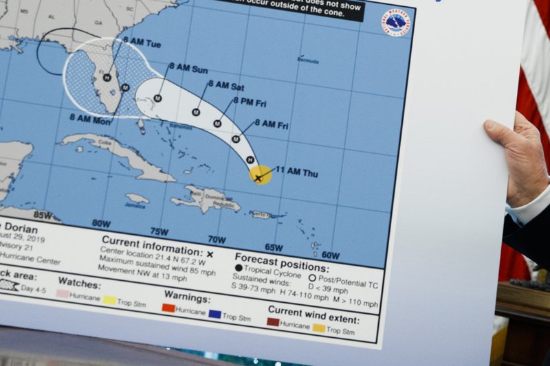 Hurricane Charting Map