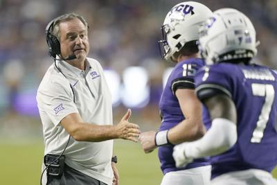 Duggan 5 TD passes and TCU 2-0 under Dykes after 59-17 win | AP News