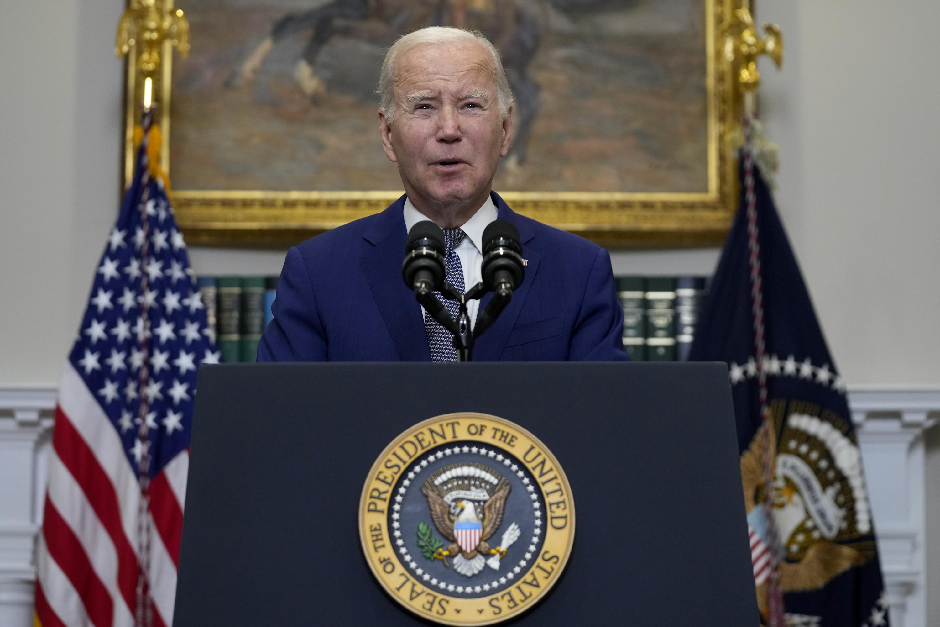 
                            Biden says there's 'not much time' to keep aid flowing to Ukraine and Congress must 'stop the games'