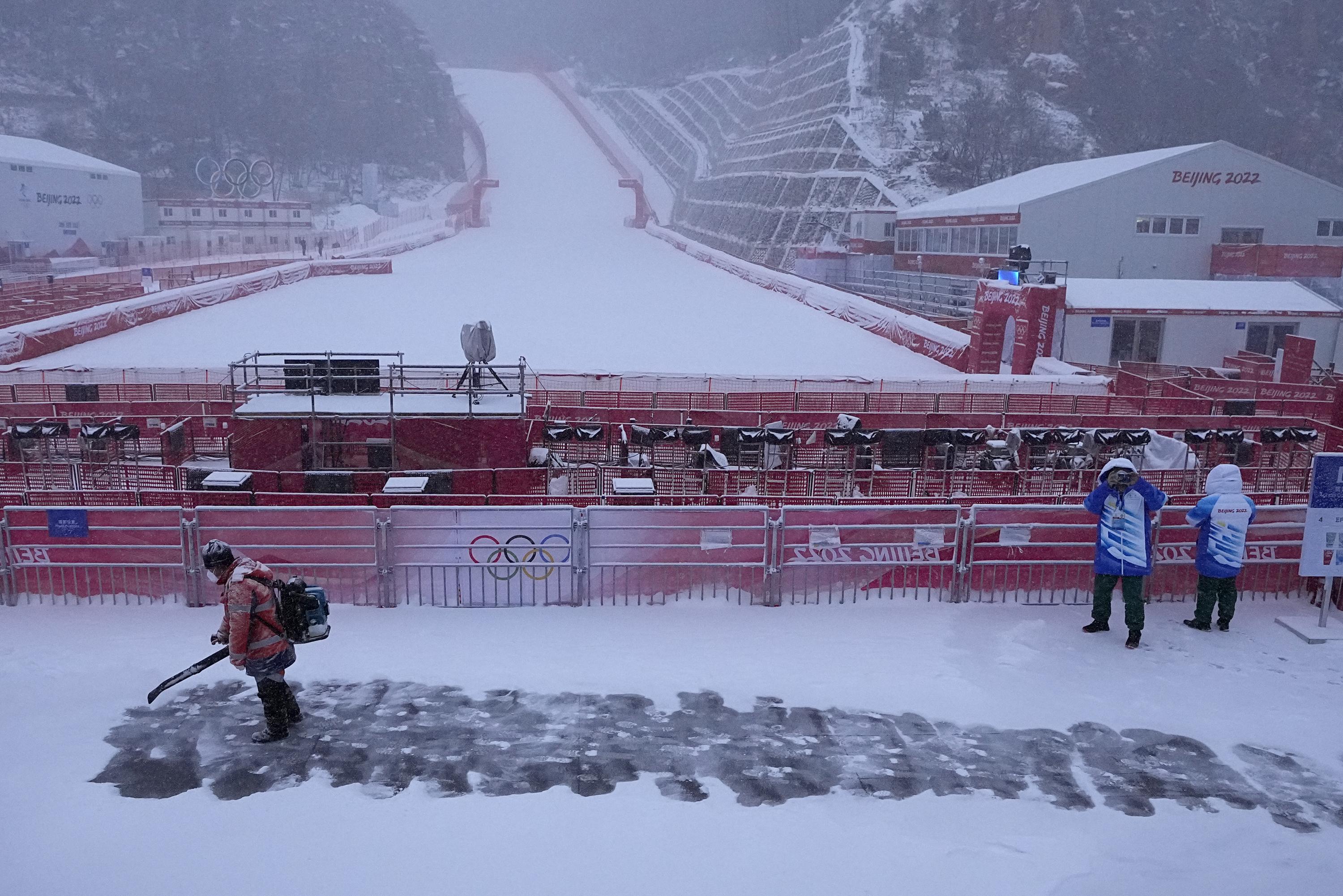 BEIJING SNAPSHOT Getting to China's new national ski venue AP News