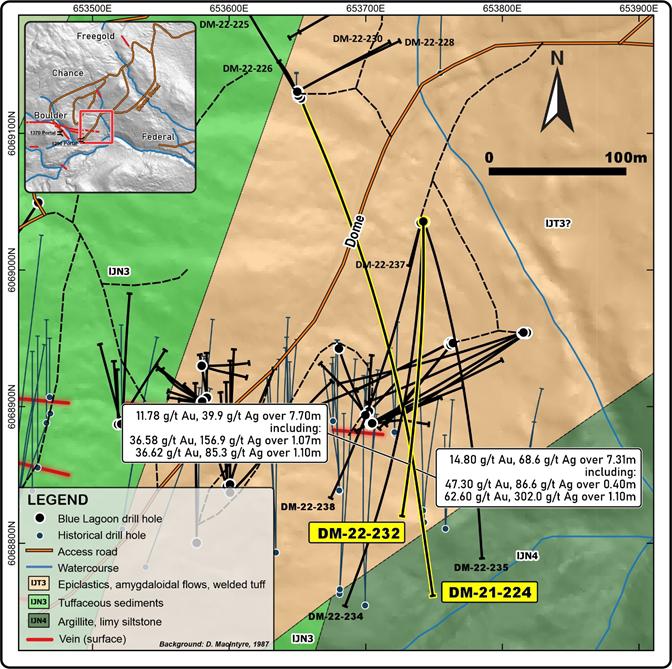 Blue Lagoon Continues to Hit High Grade Gold 11.78 g/t Au and 39.9 g/t