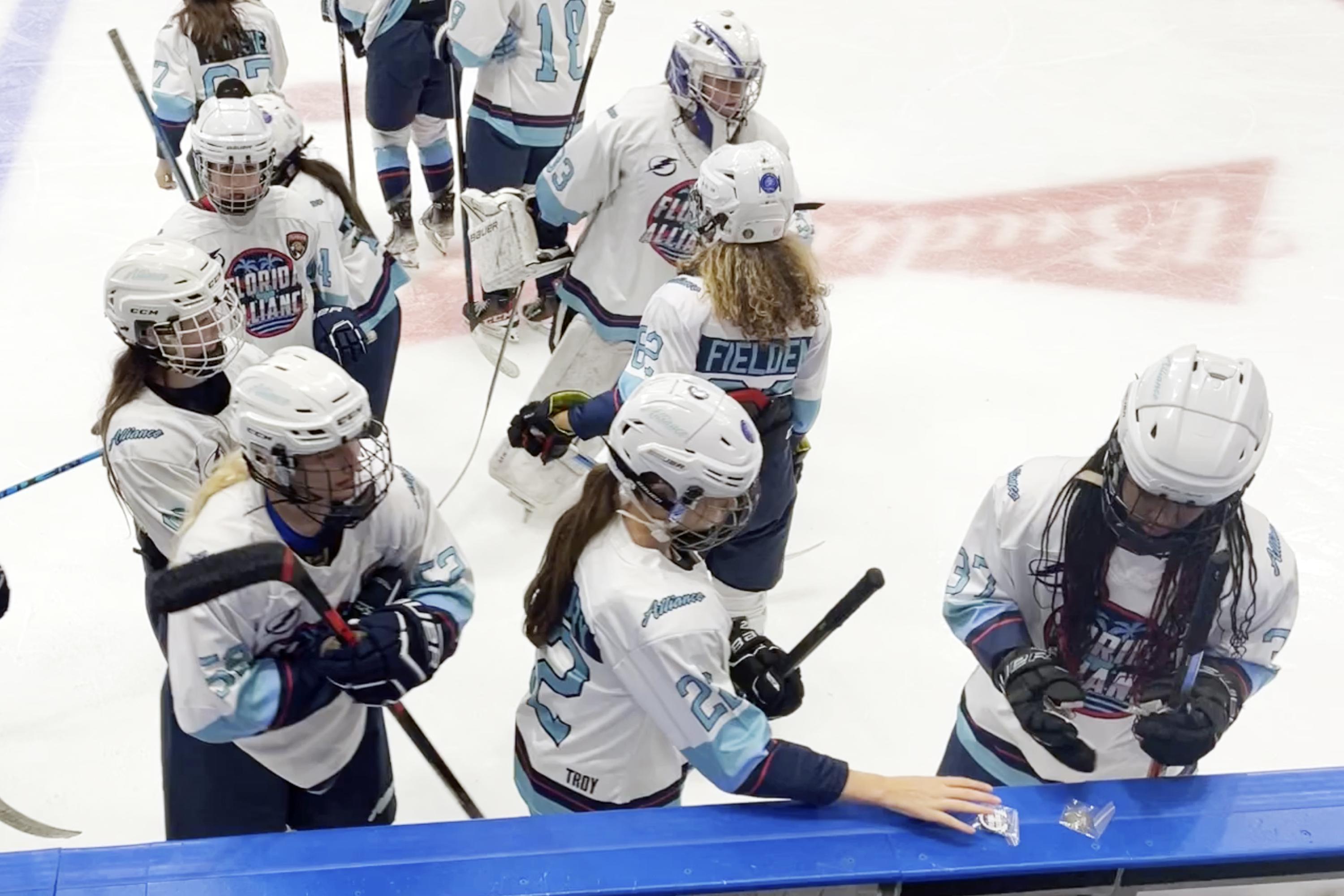 Girls teams get their own division in peewee hockey tourney