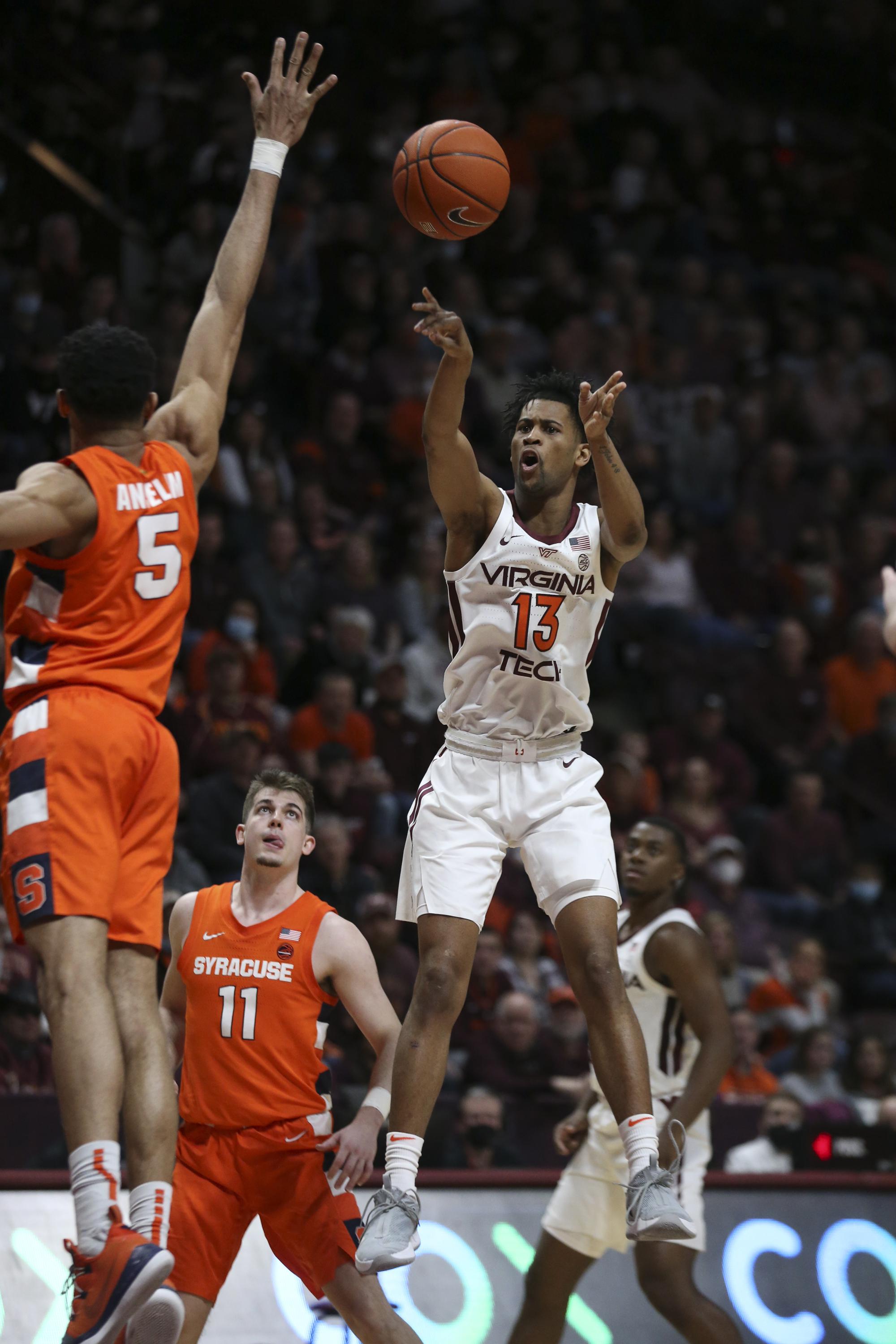 Mutts triple double leads Virginia Tech past Syracuse, 7159 AP News