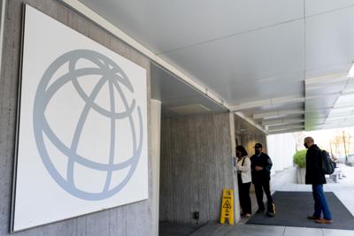Exterior del edificio del Banco Mundial en Washington, D.C., el 5 de abril de 2021. (AP Foto/Andrew Harnik, Archivo)