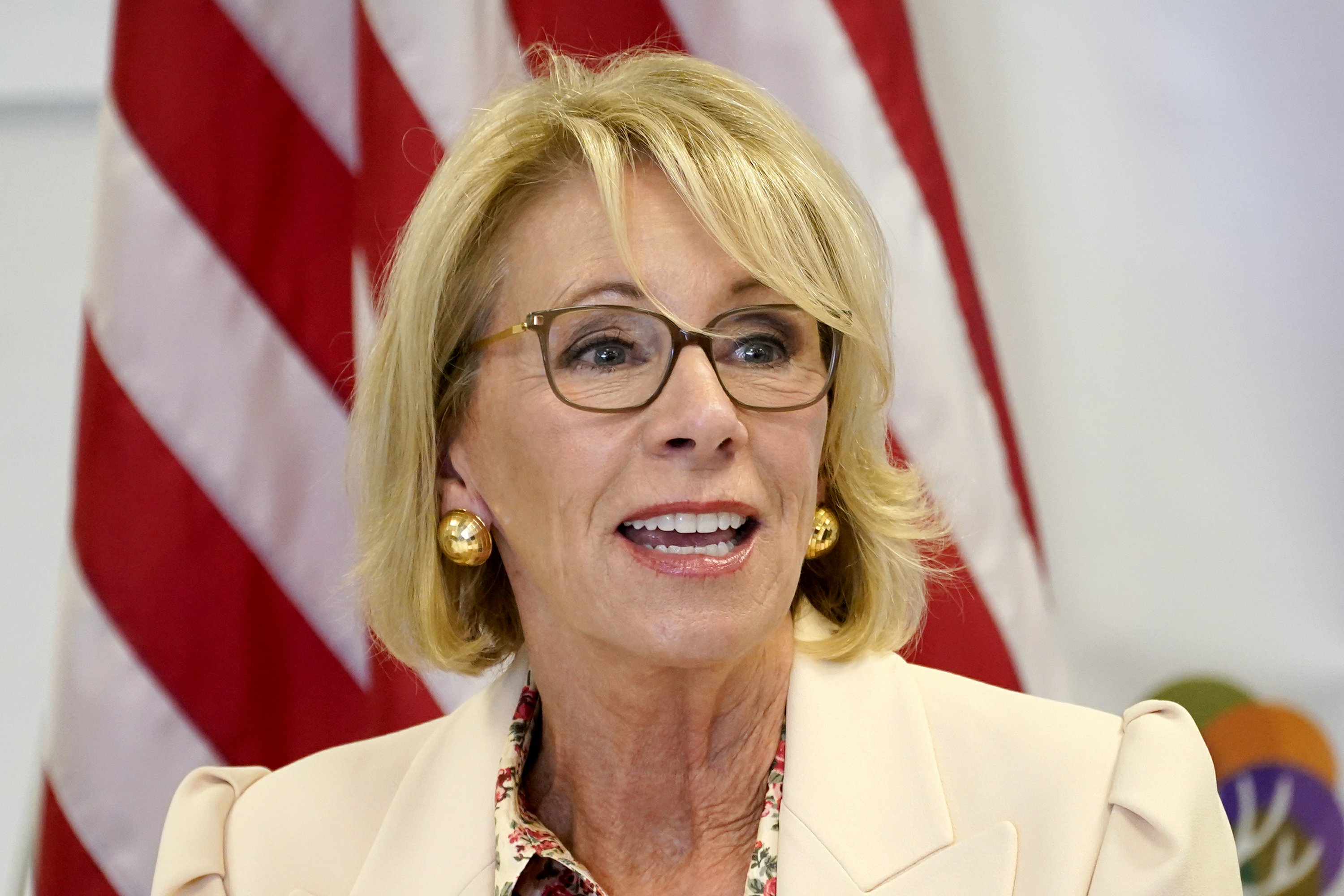 devos-says-free-college-amounts-to-a-socialist-takeover-ap-news