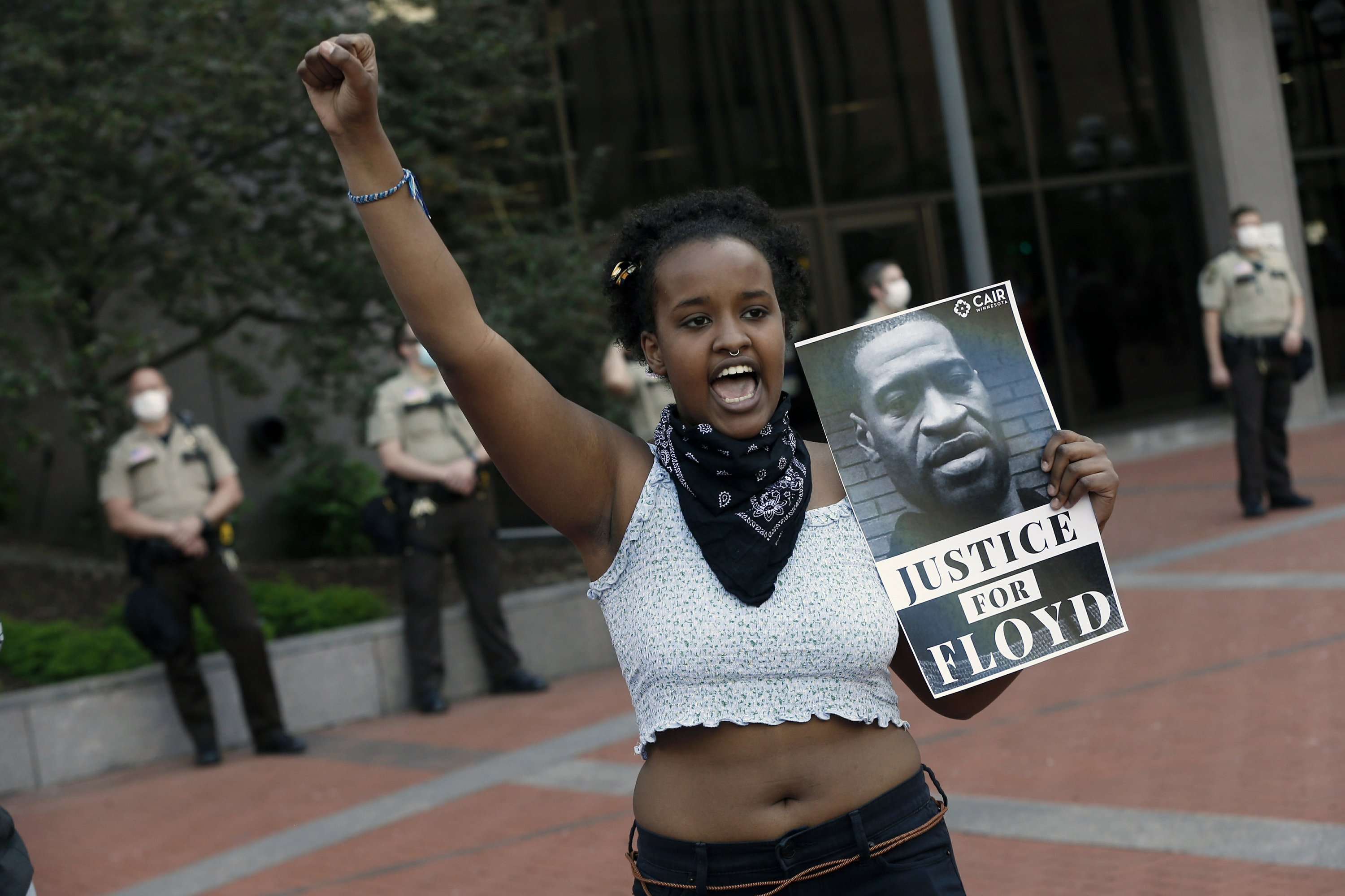 Dozens of demonstrations before the ex-officer was put on trial in Floyd’s death