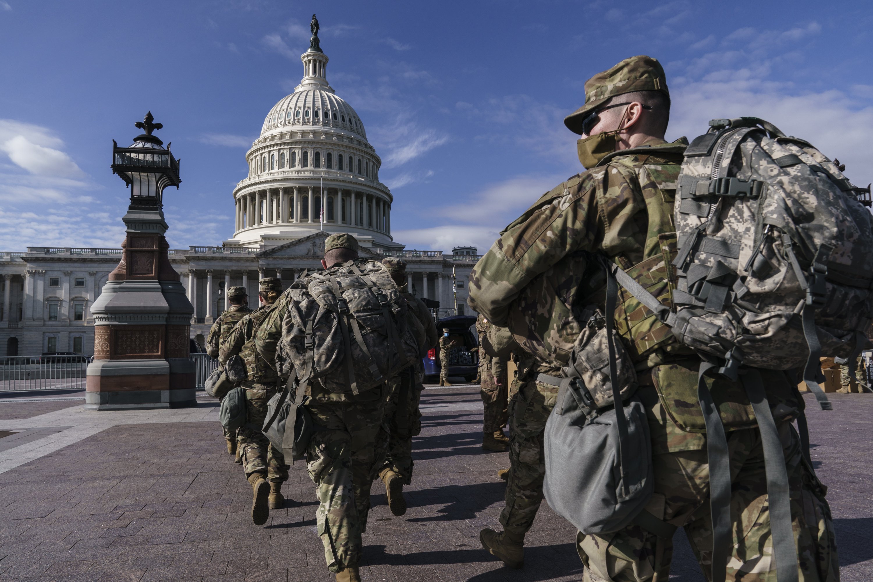 FBI puts guard troops in DC amid fears of assault