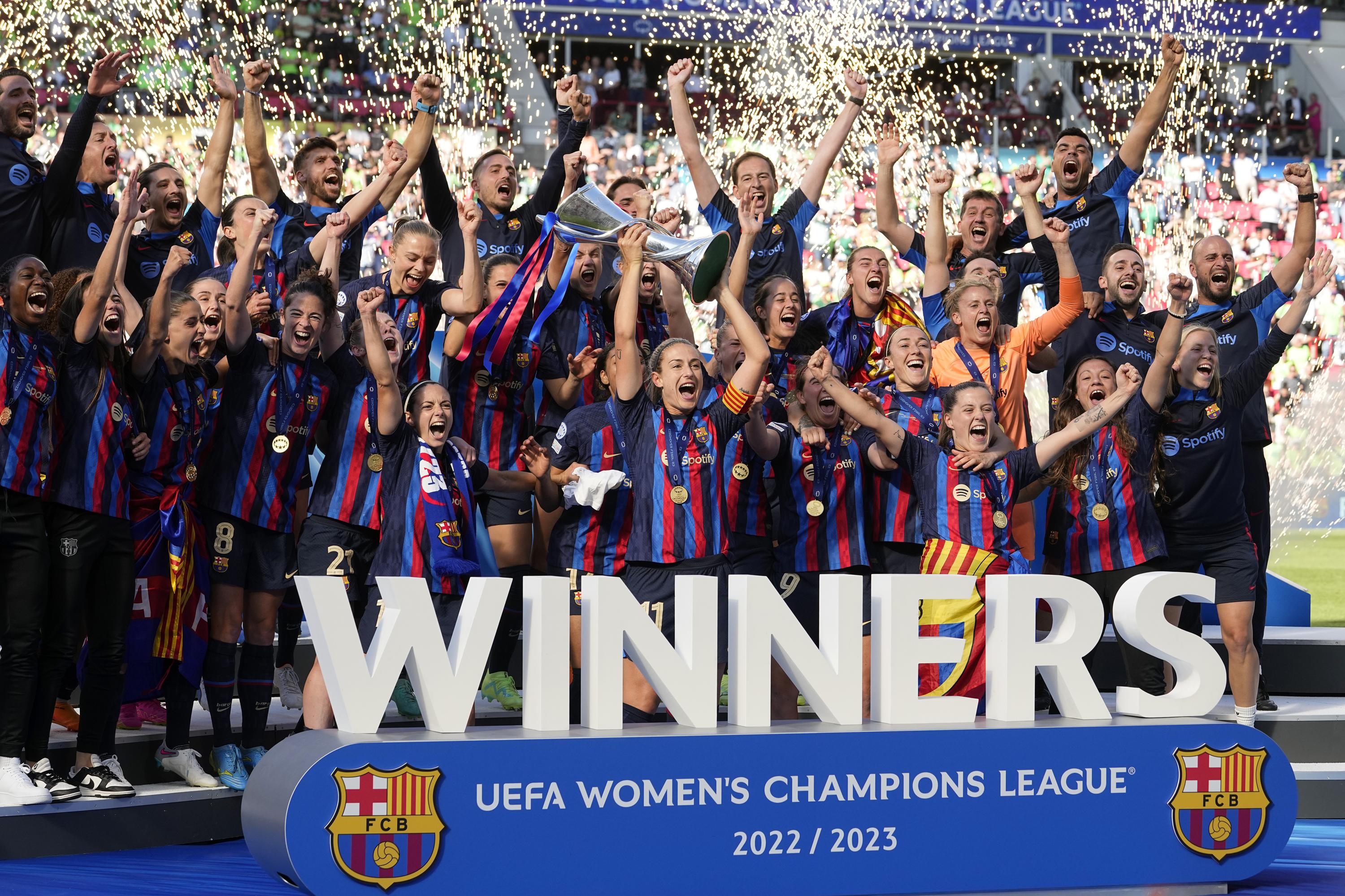 2023 UEFA Women's Champions League Final: Barcelona beat Wolfsburg 3-2 to  win their second Champions League title