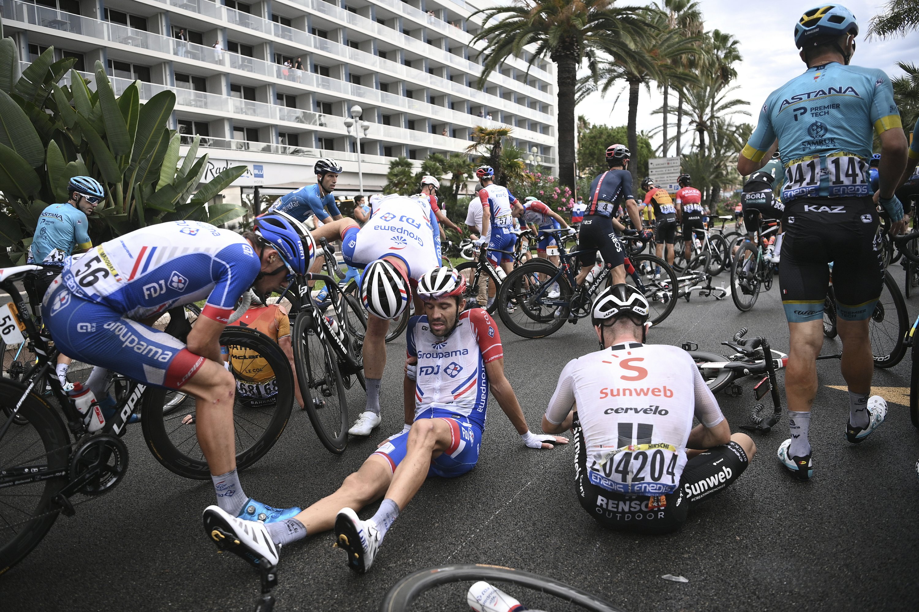 Already missing riders, Tour de France tackles tough Stage 2 - The Associated Press