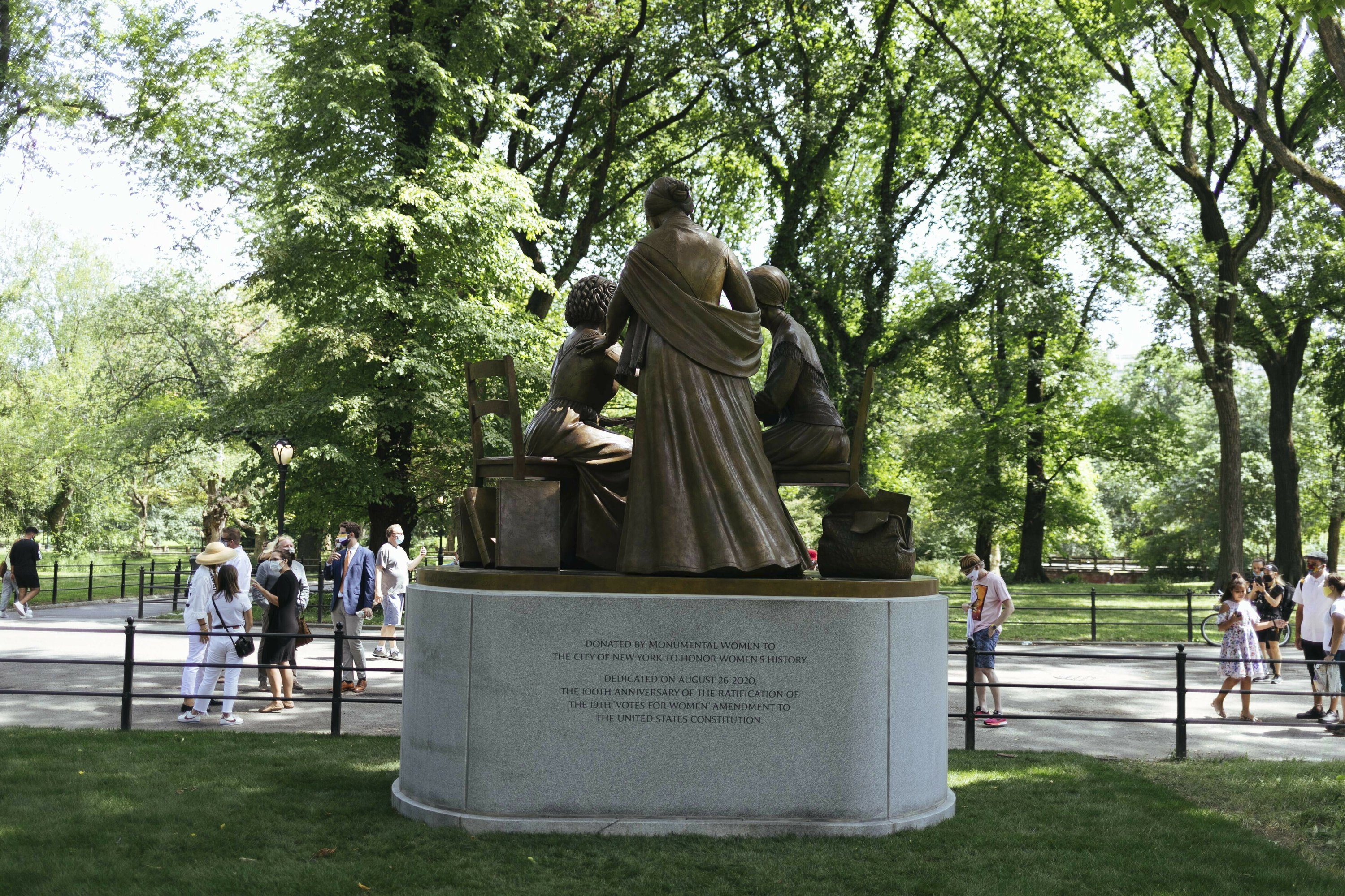 Hans Christian Andersen Statue in Central Park