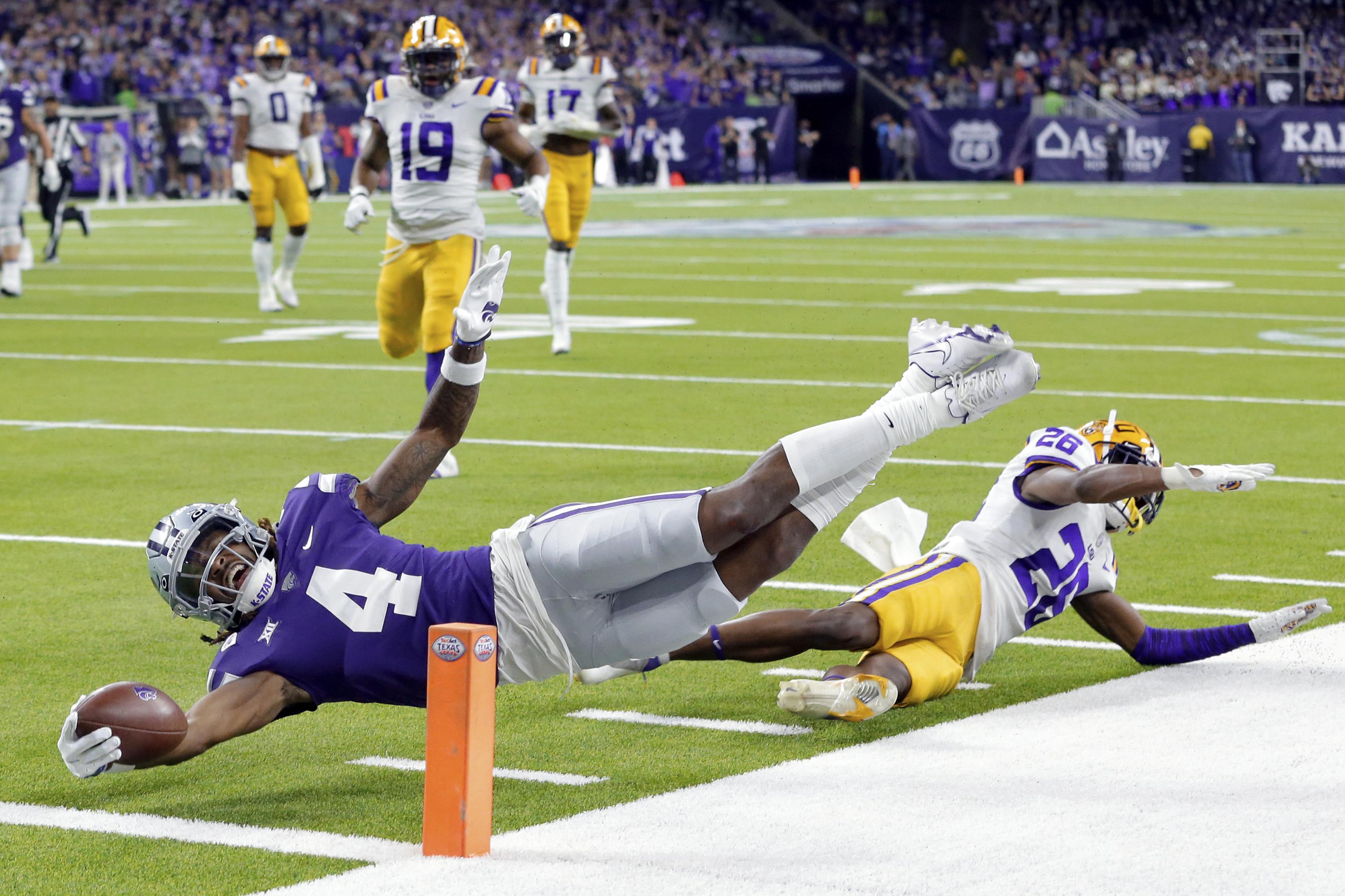 Kansas State dominates shorthanded LSU 4220 in Texas Bowl AP News