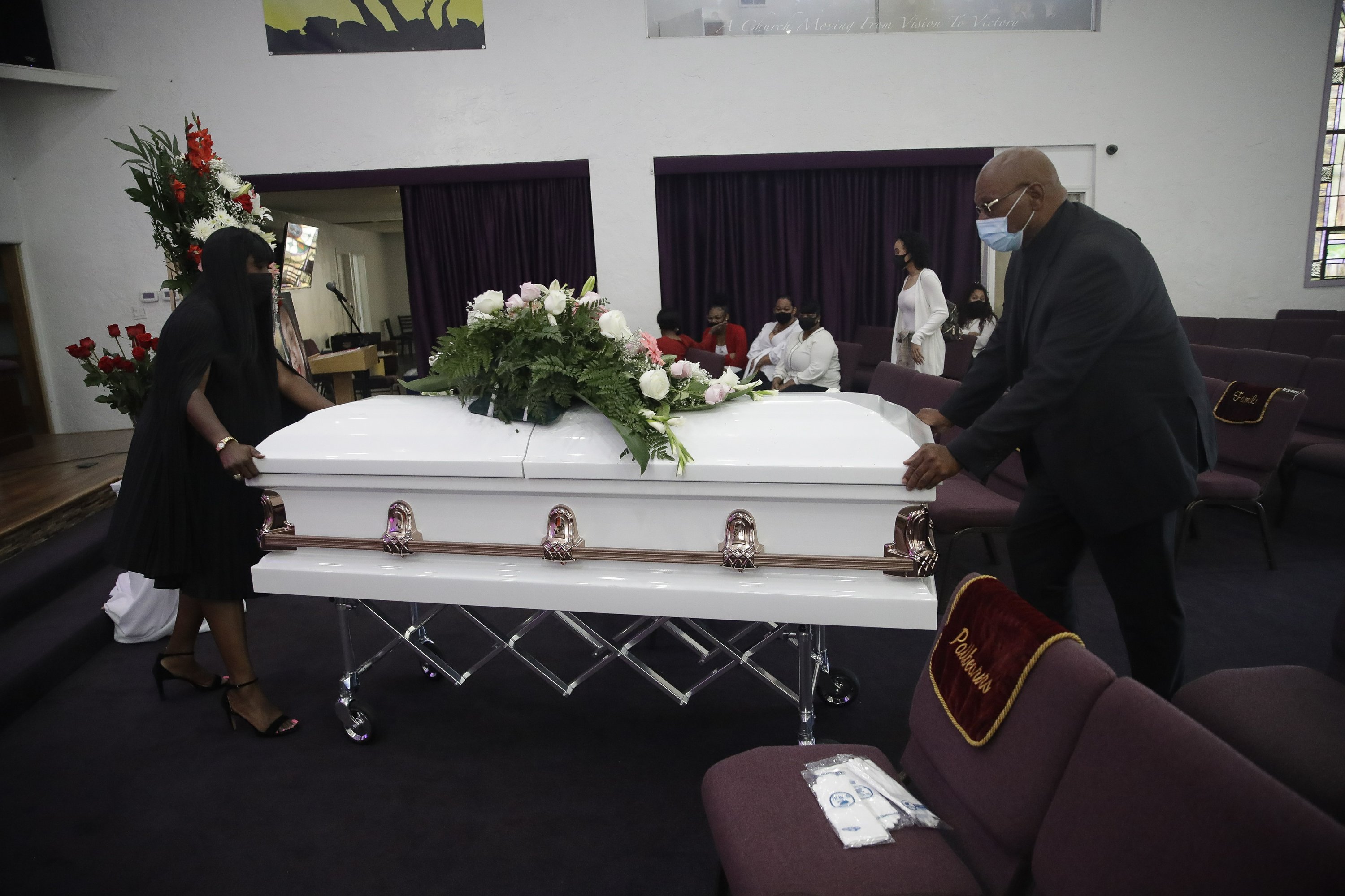 Fear and empathy at LA funeral home serving Black families