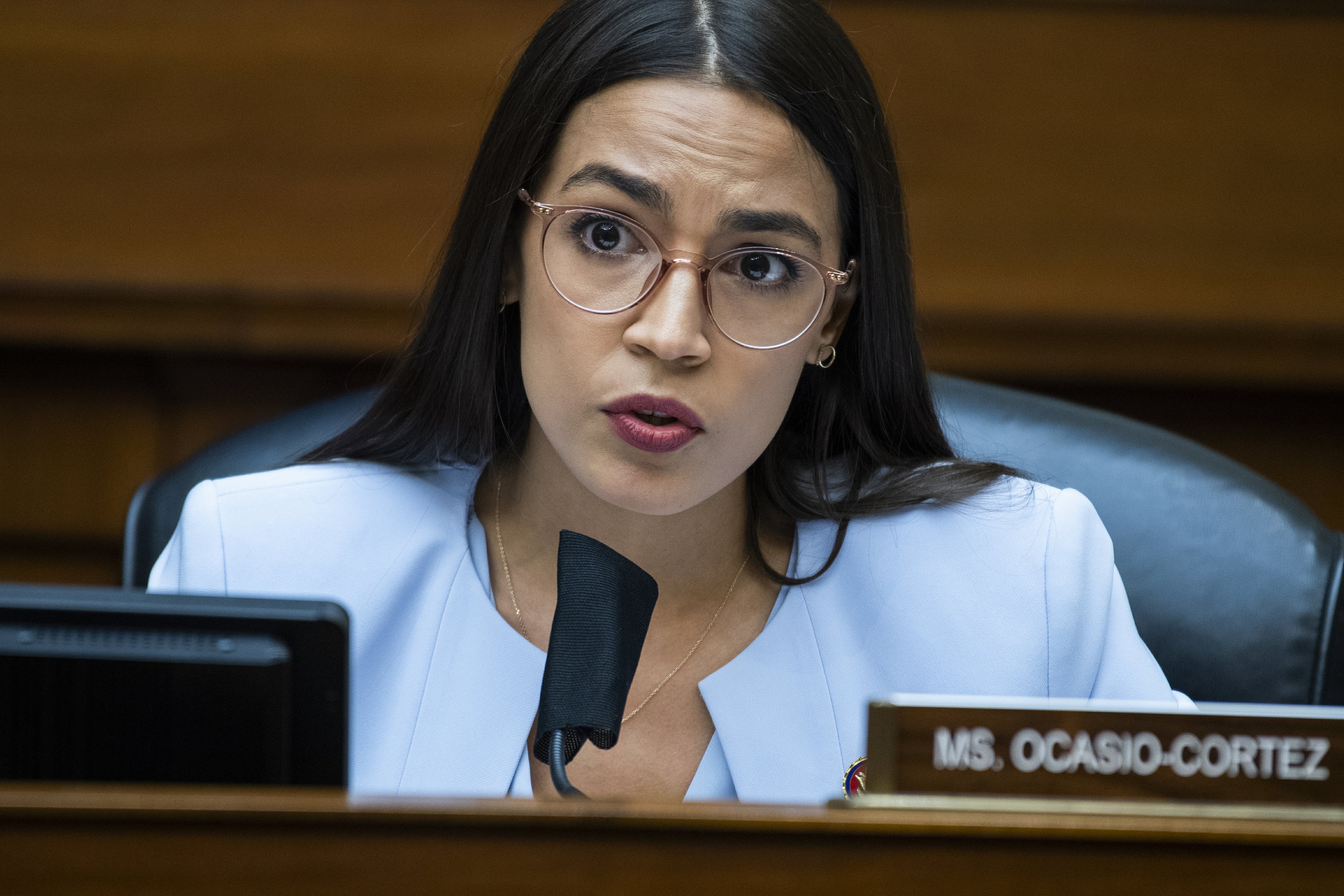 Ocasio-Cortez leads lawmakers recalling Capitol siege